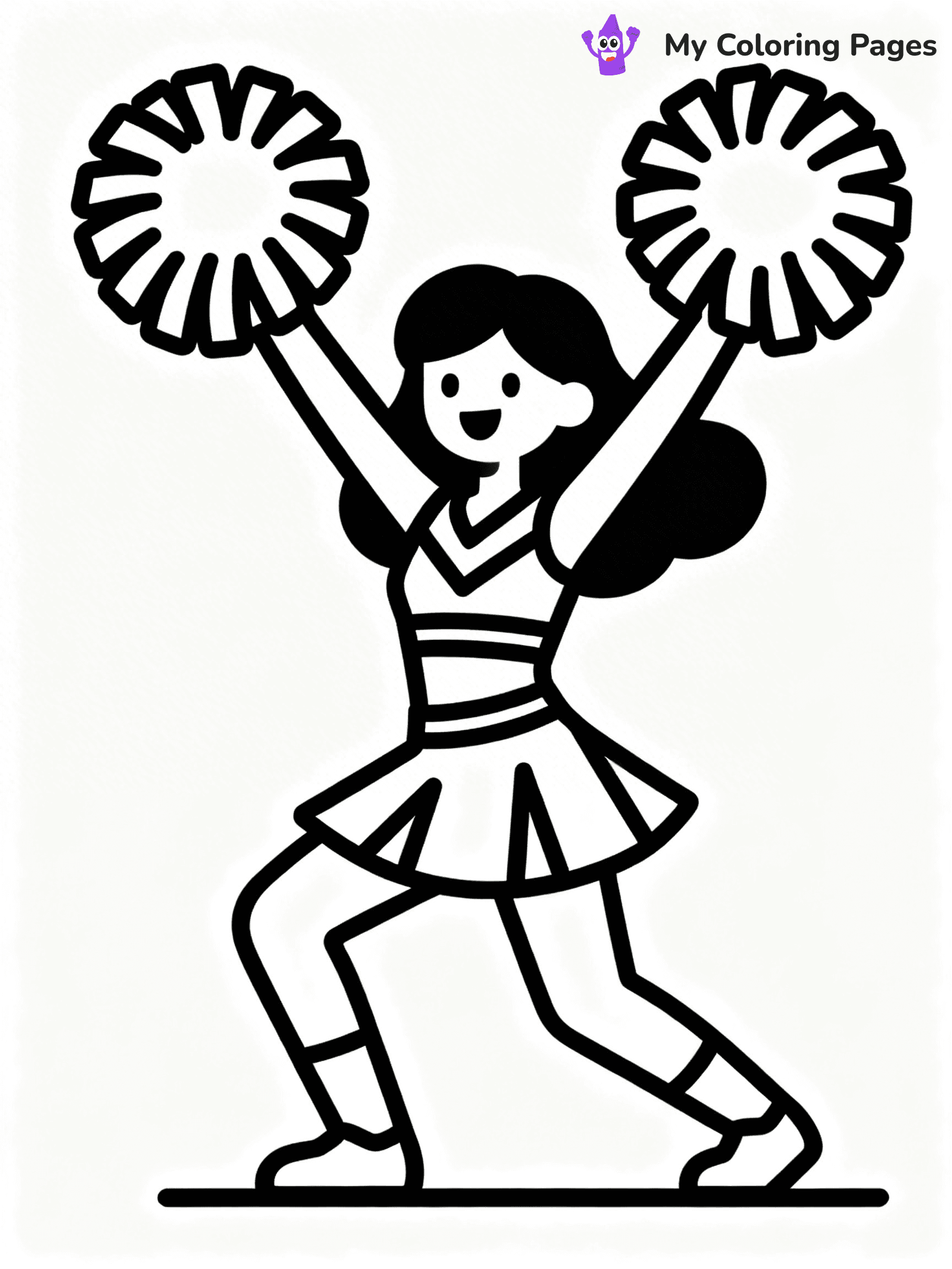 Cheer Coloring Pages - 19