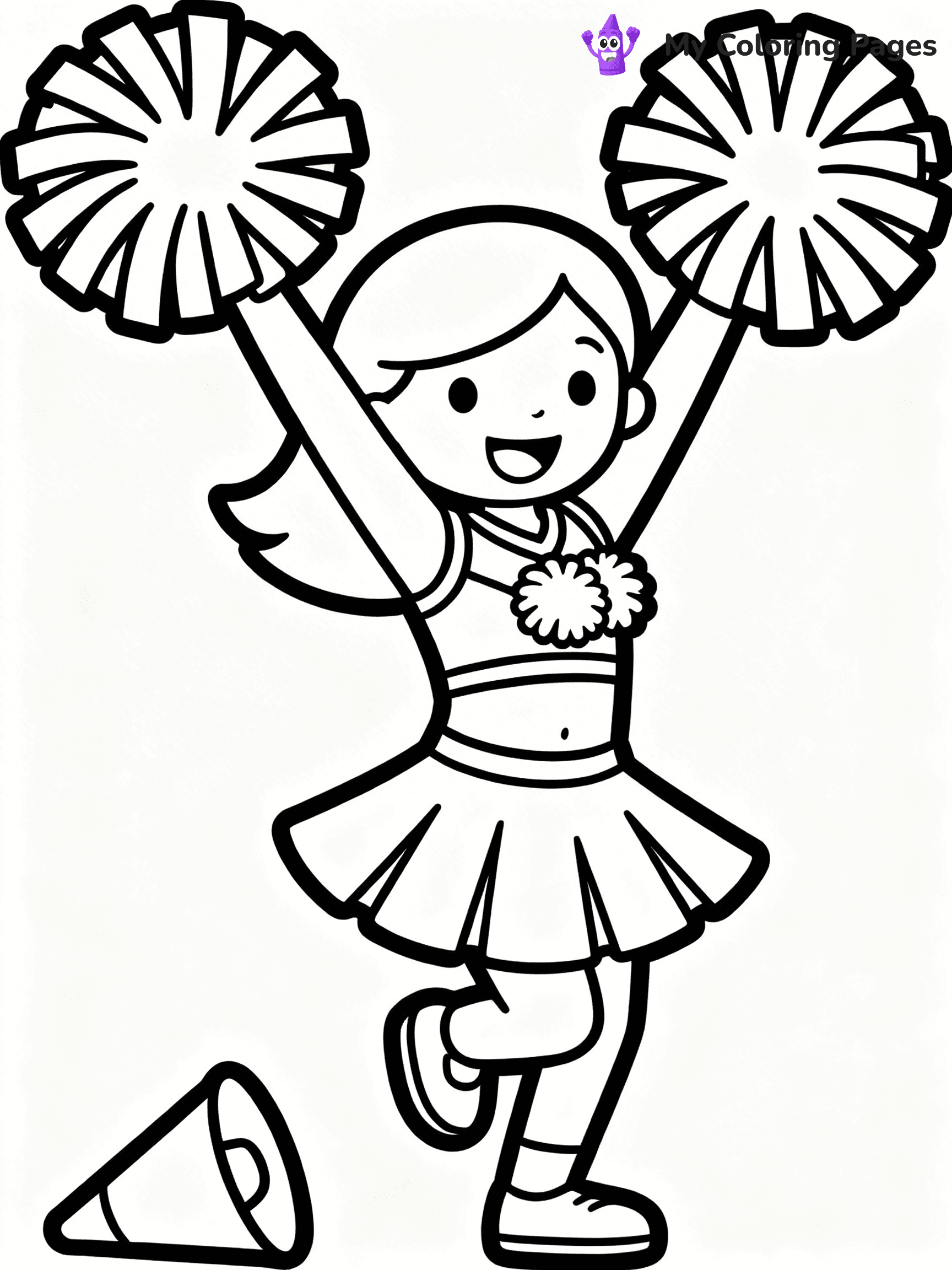 Cheer Coloring Pages - 18