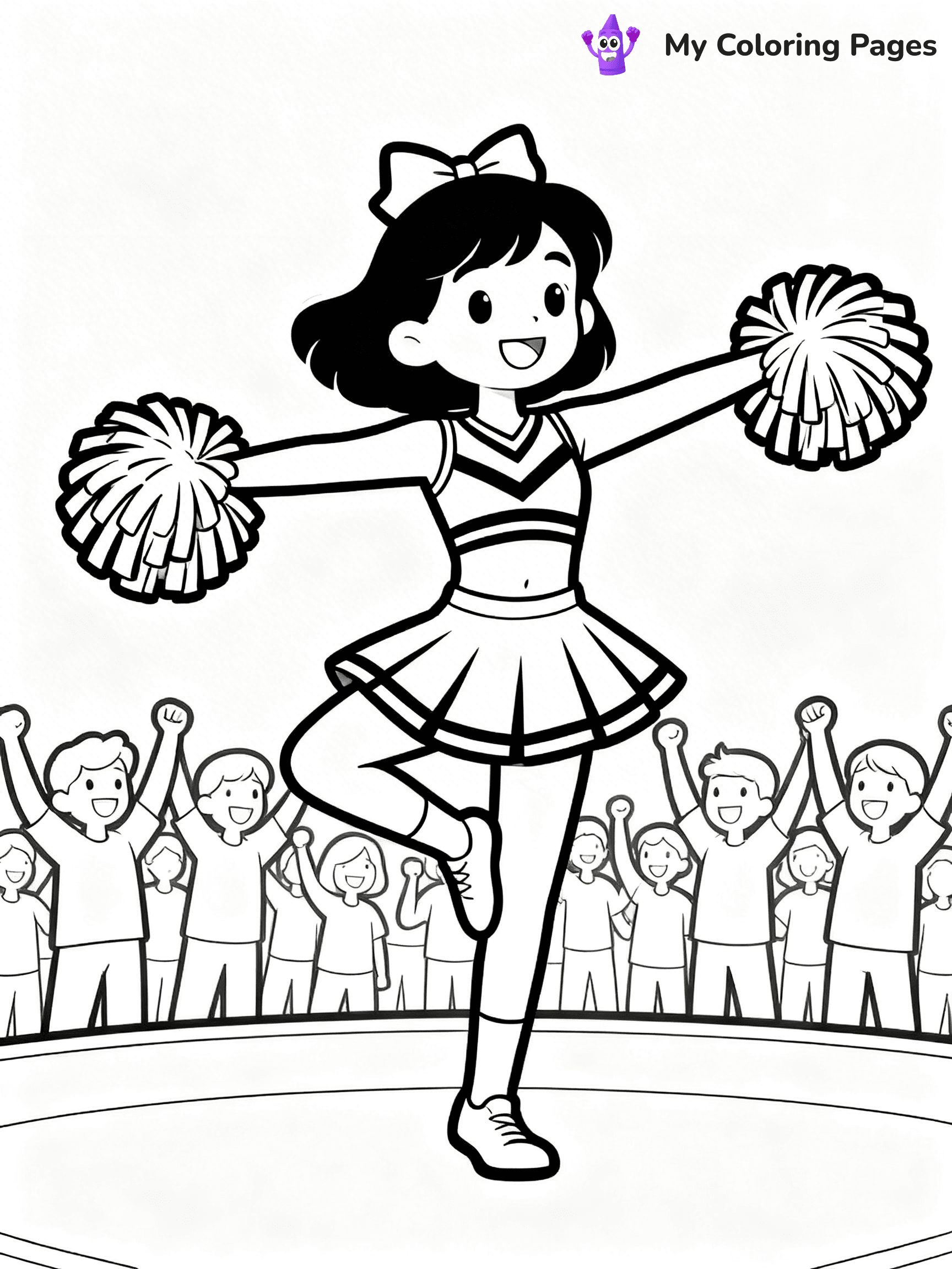 Cheer Coloring Pages - 16