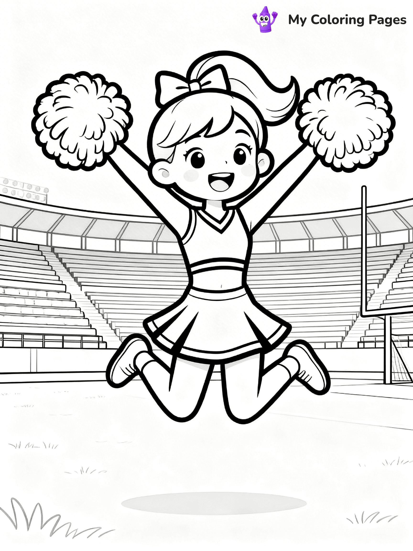 Cheer Coloring Pages - 3