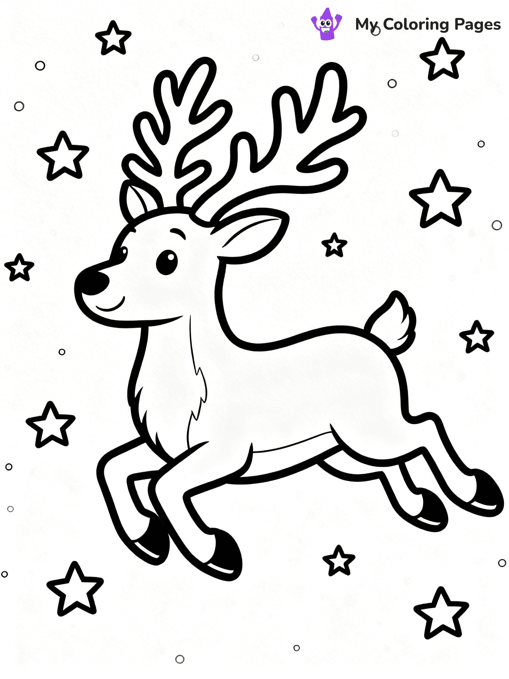 Santa And Sleigh Coloring Pages - 18