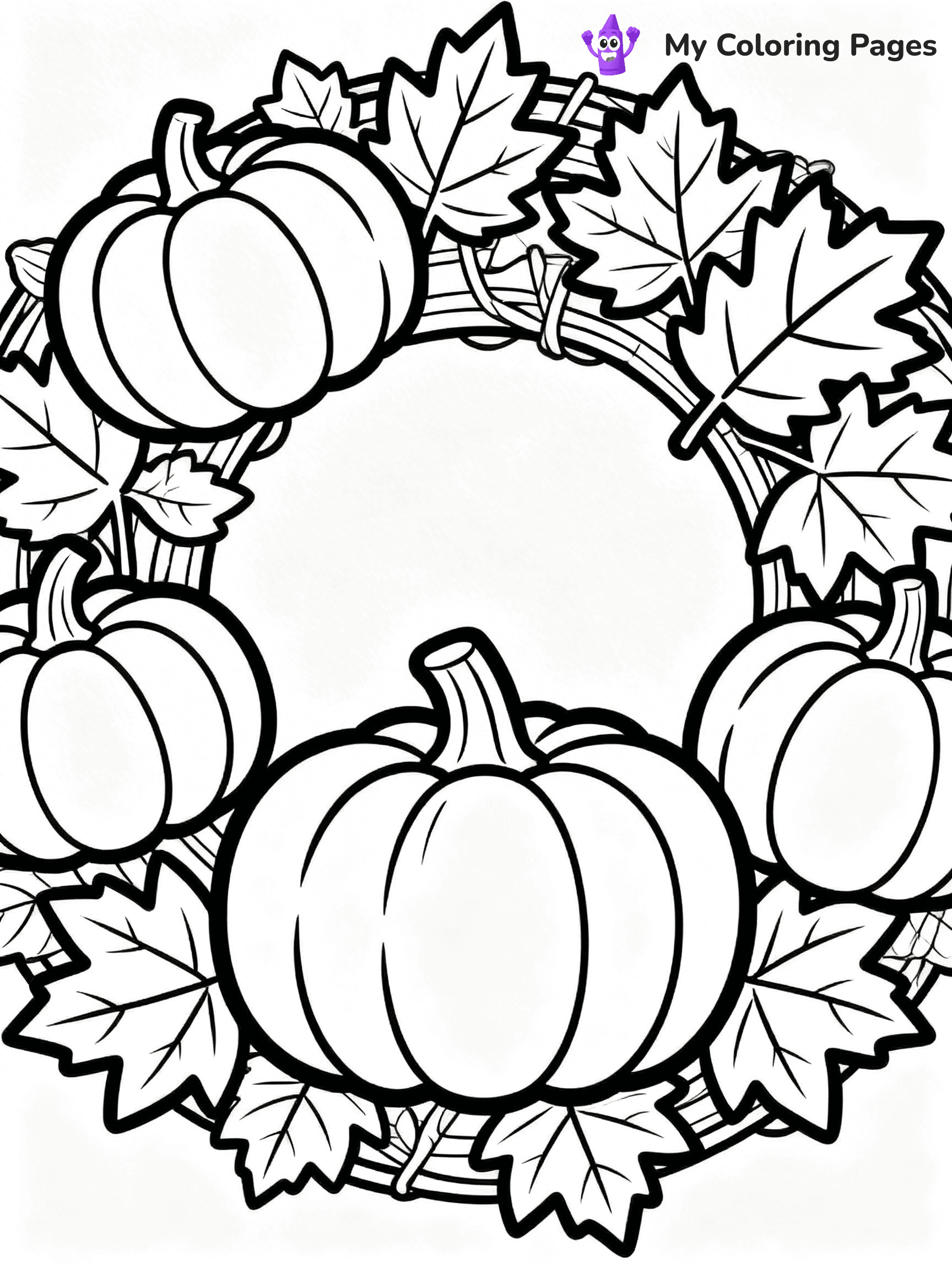 Wreath Coloring Pages - 56