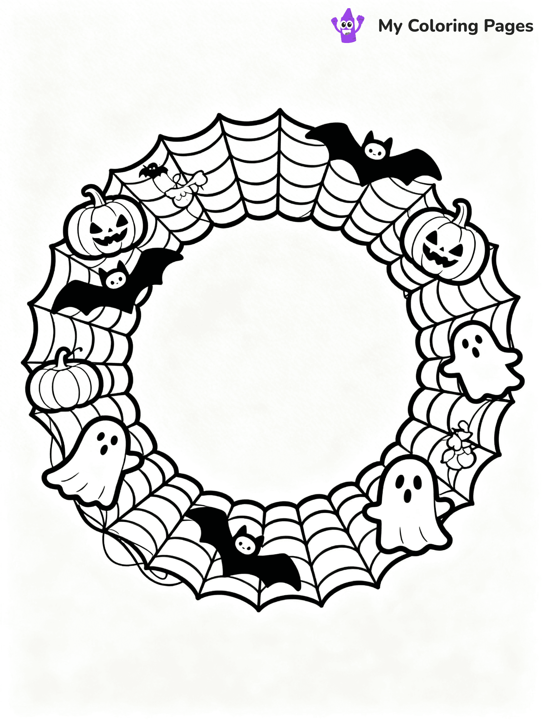 Wreath Coloring Pages - 31