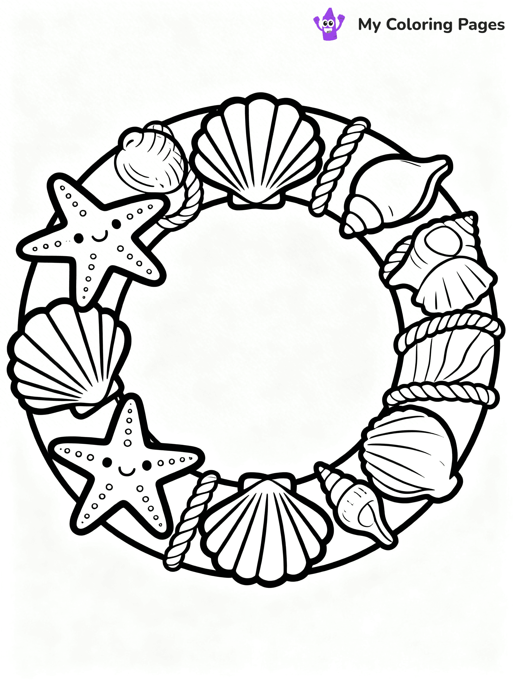Wreath Coloring Pages - 30