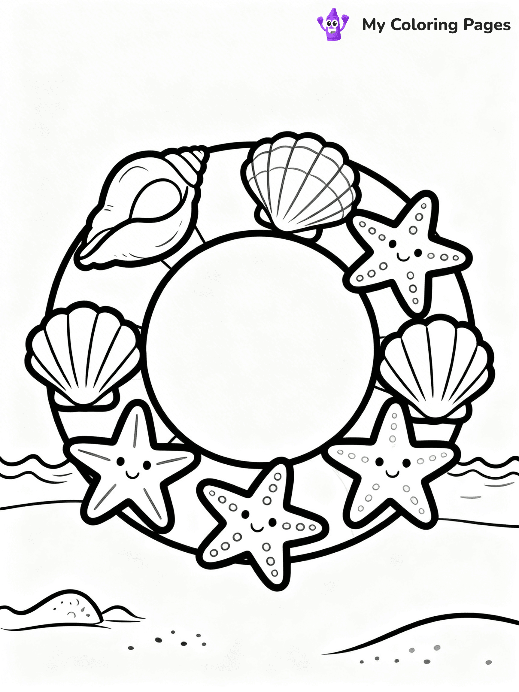Wreath Coloring Pages - 29