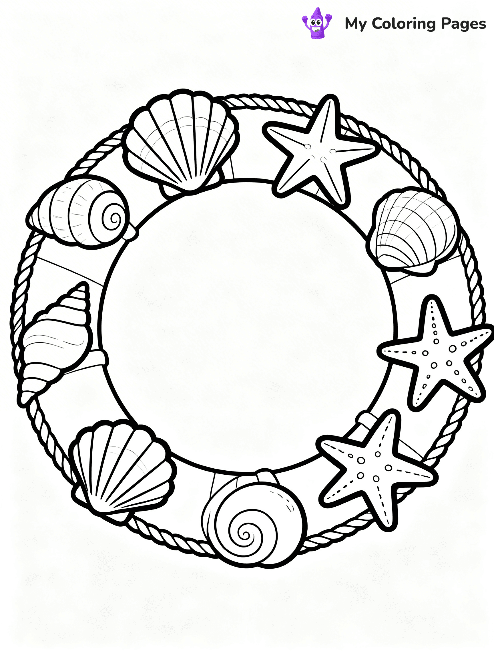 Wreath Coloring Pages - 28