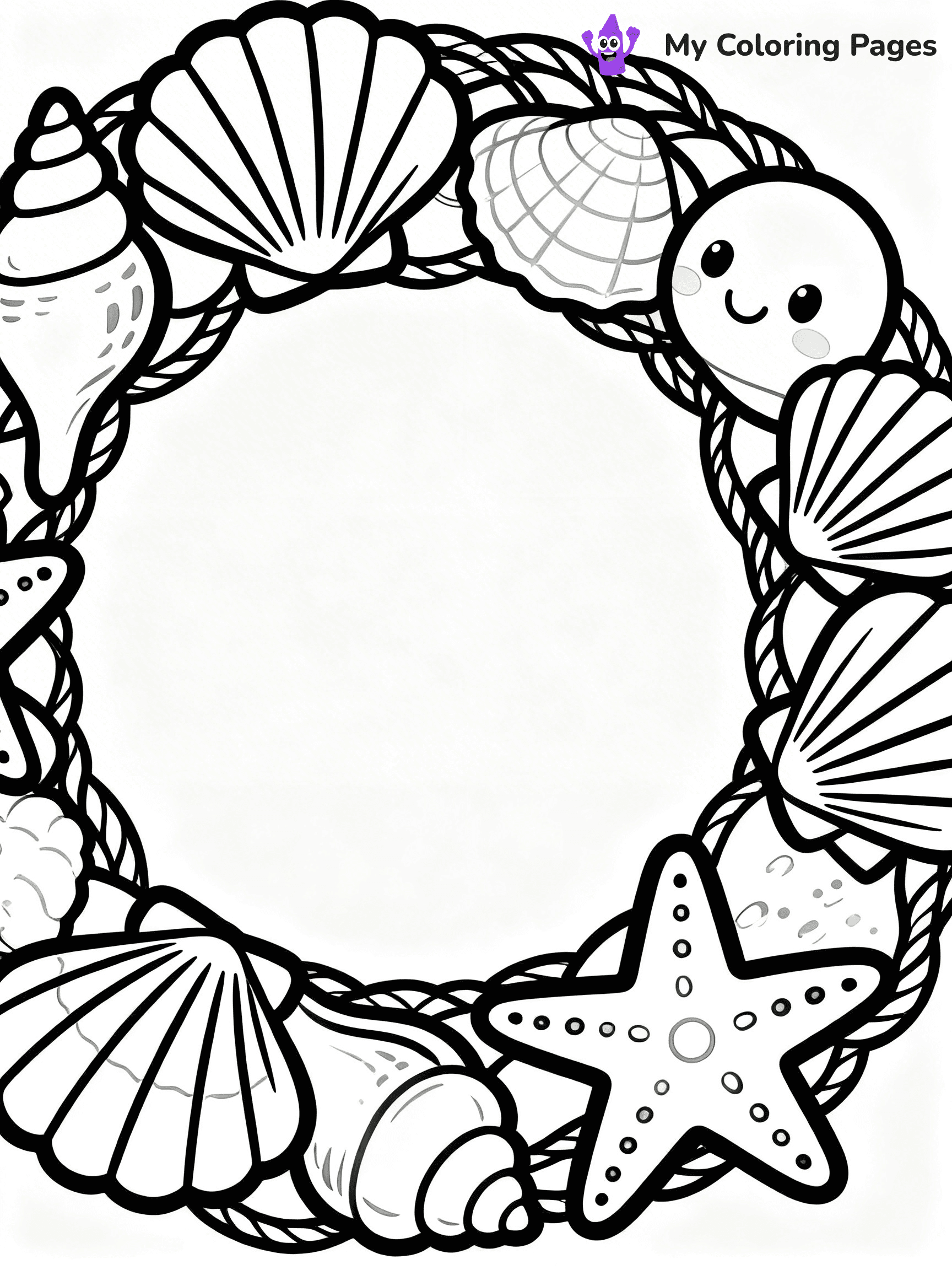 Wreath Coloring Pages - 26