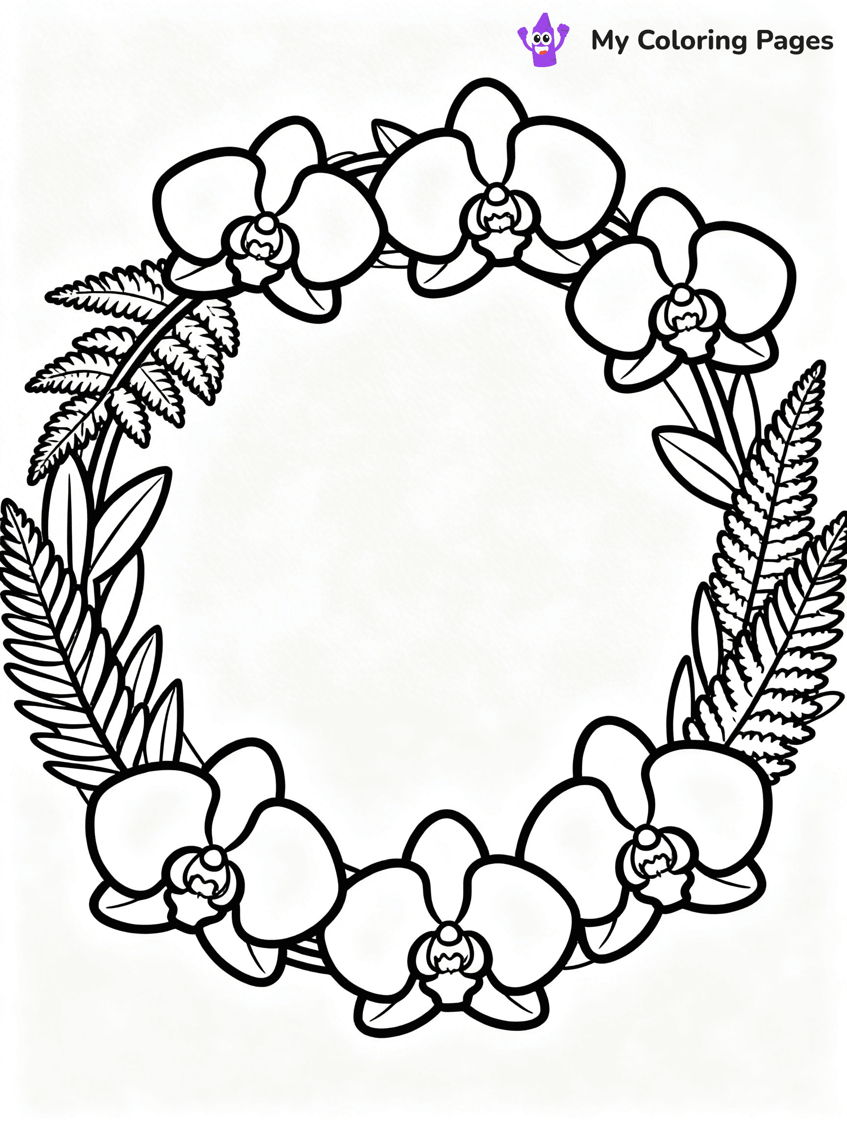 Wreath Coloring Pages - 11
