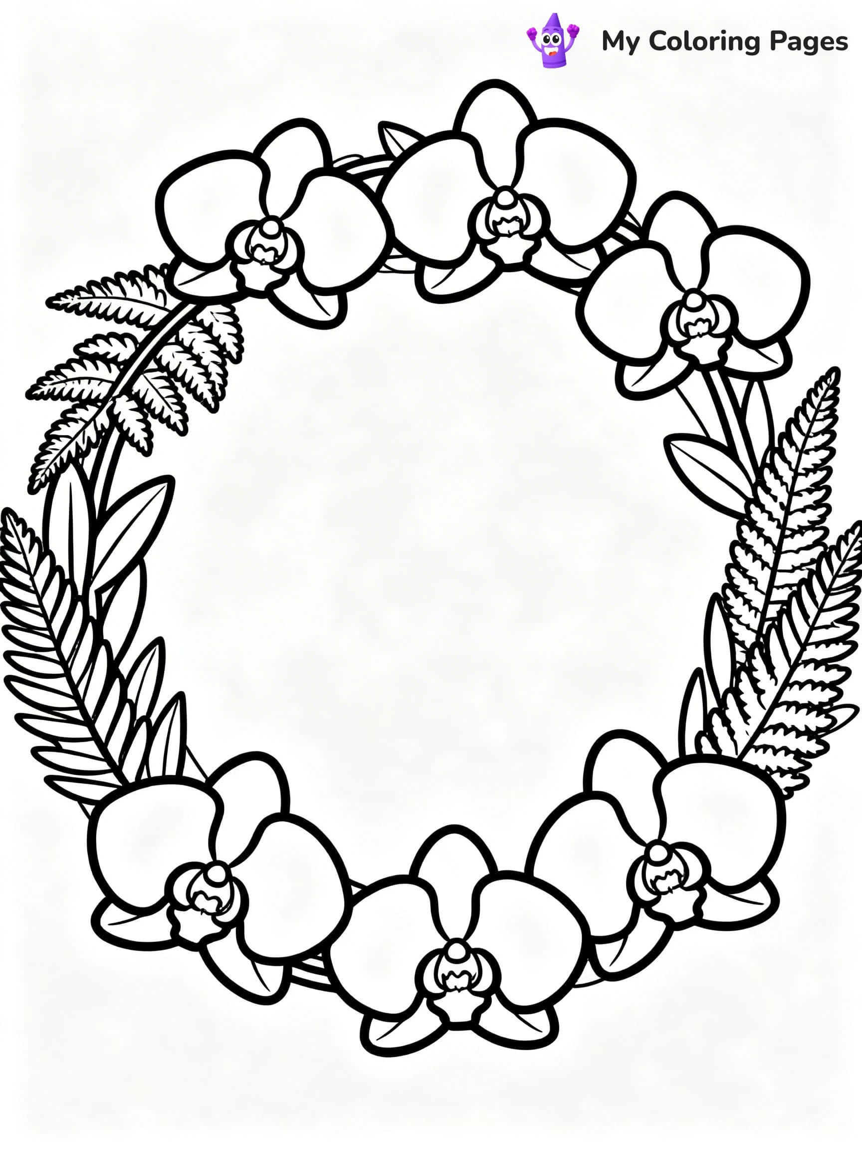 Wreath Coloring Pages - 11