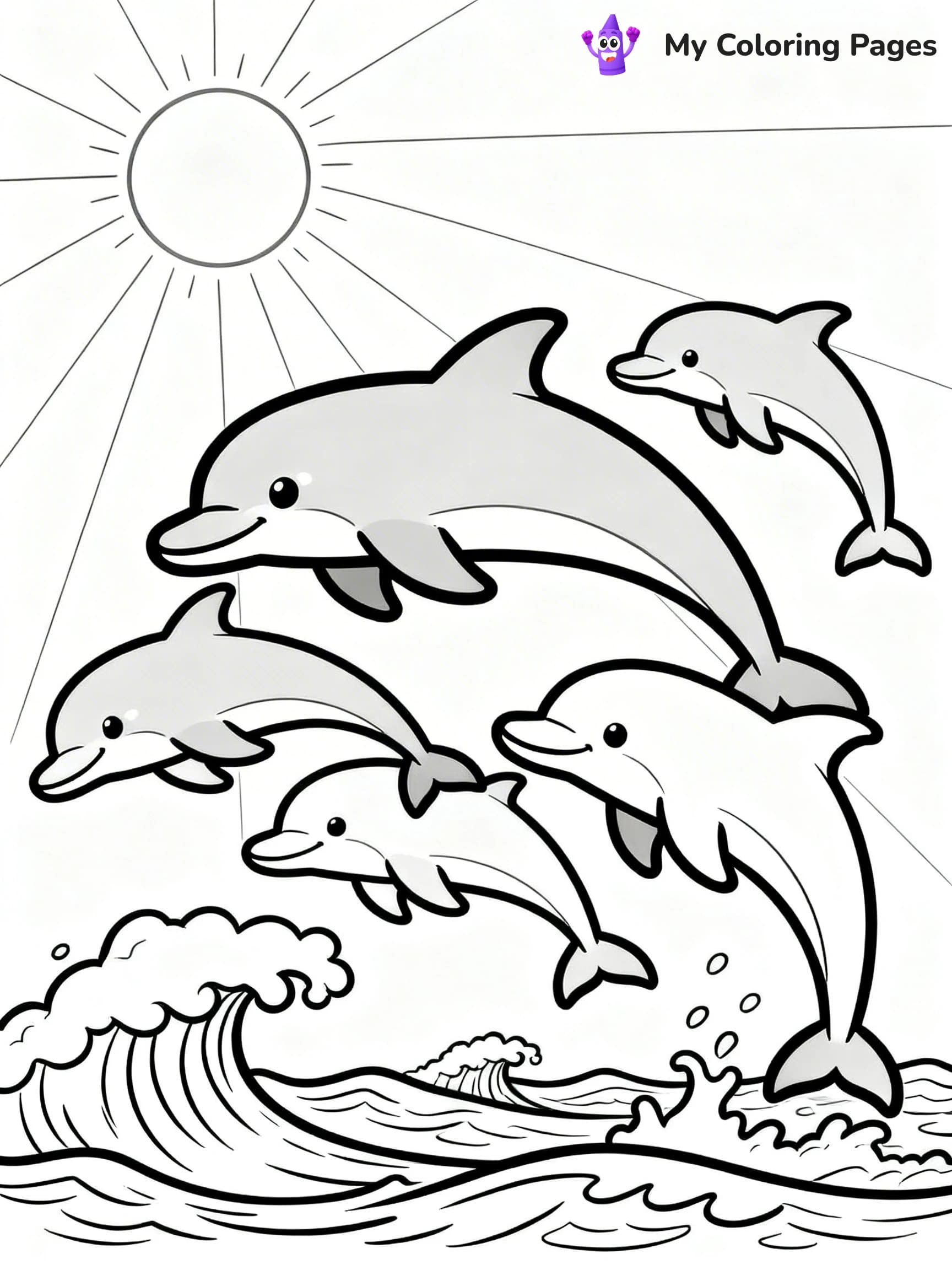 Swimming Coloring Pages - 12