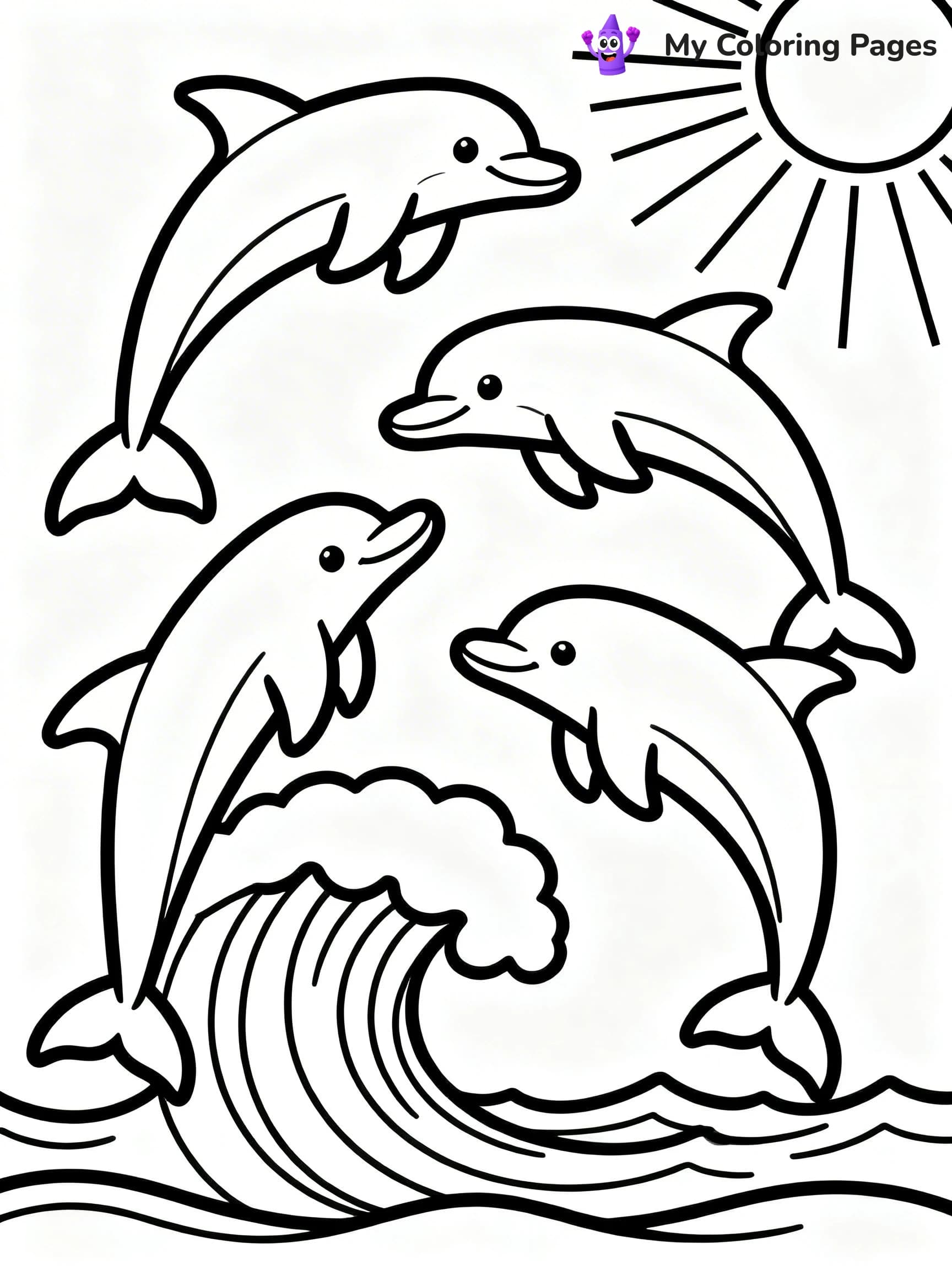 Swimming Coloring Pages - 9