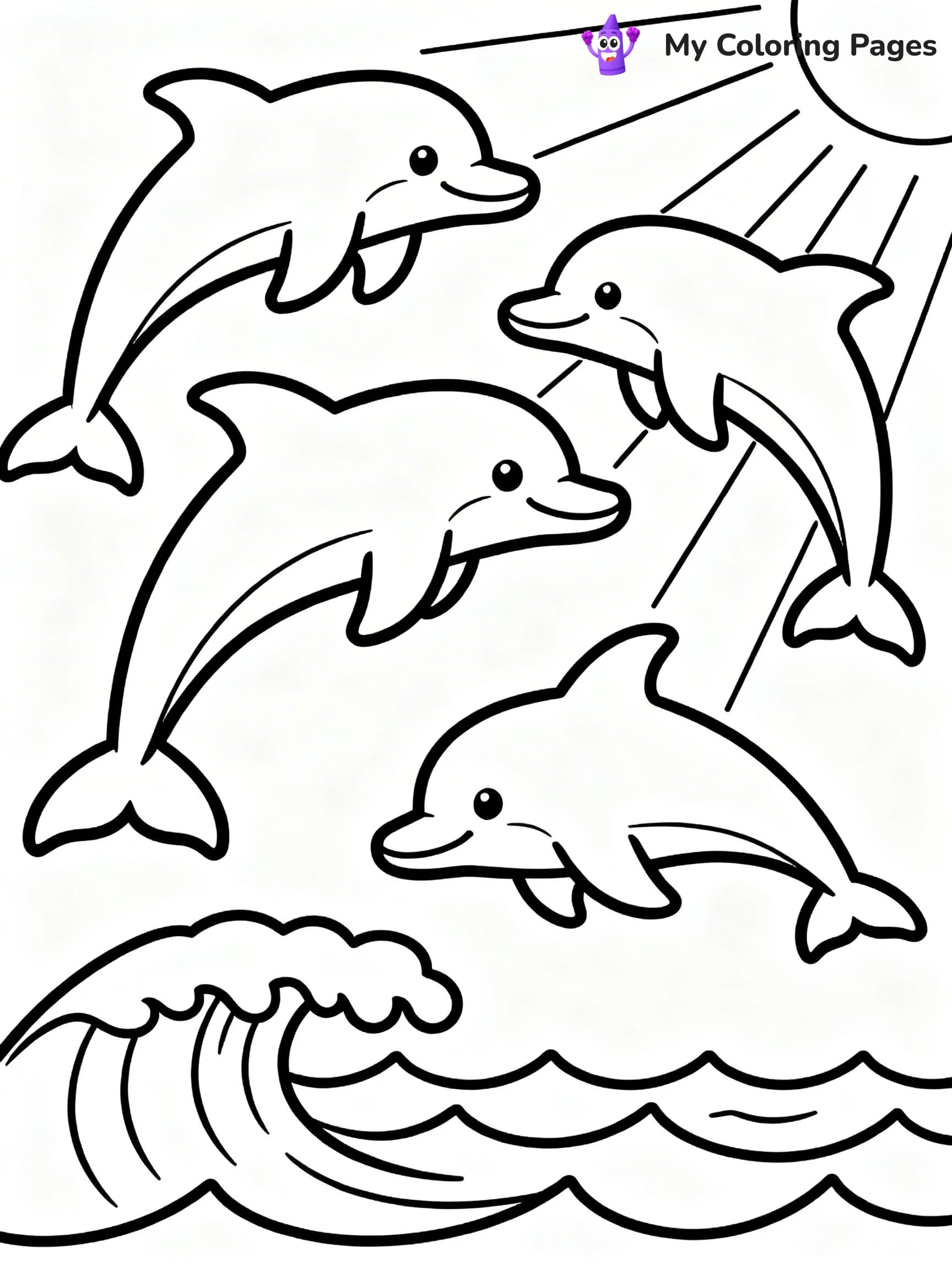 Swimming Coloring Pages - 7