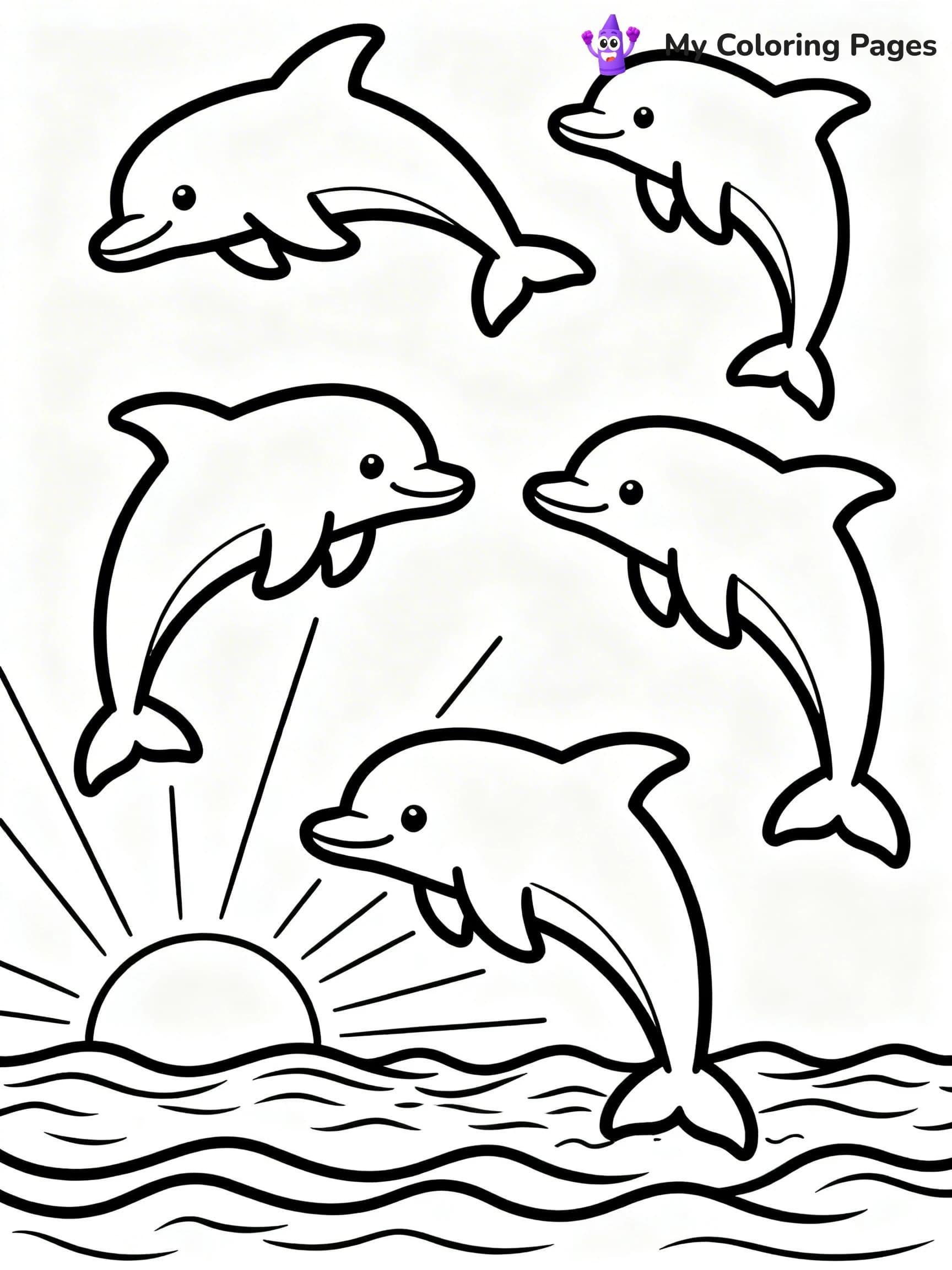 Swimming Coloring Pages - 6