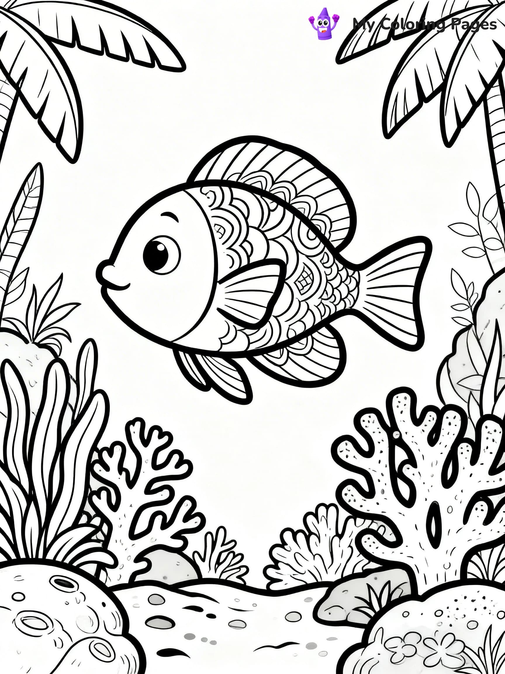 Swimming Coloring Pages - 3