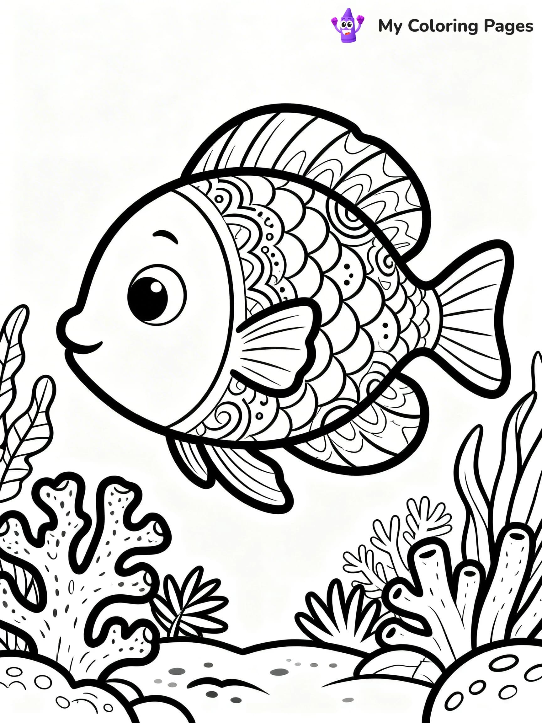 Swimming Coloring Pages - 2