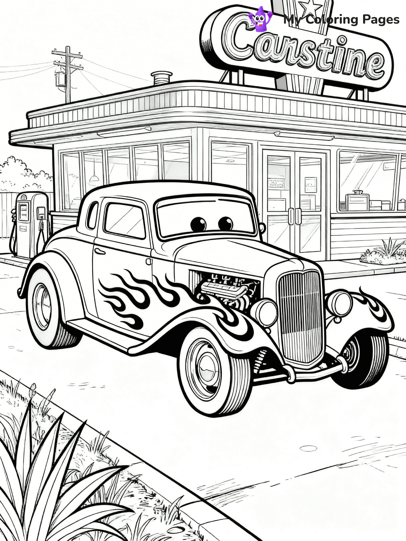 Hot Rod Coloring Pages - 38