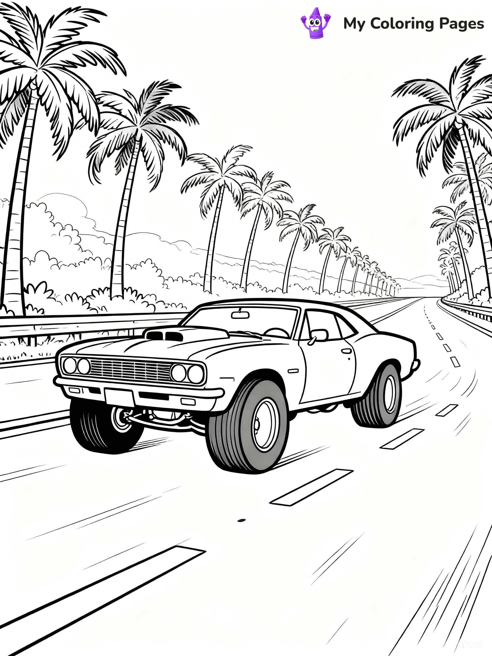 Hot Rod Coloring Pages - 32