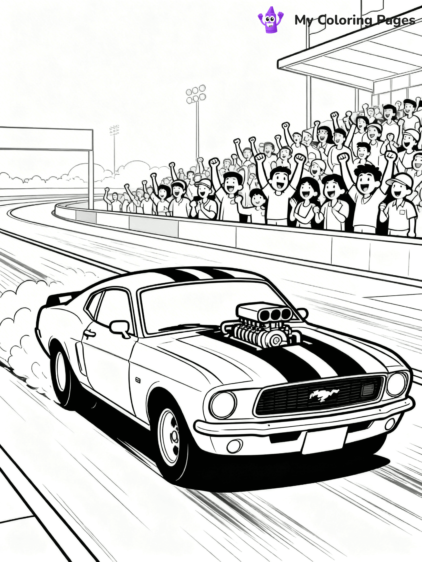 Hot Rod Coloring Pages - 19