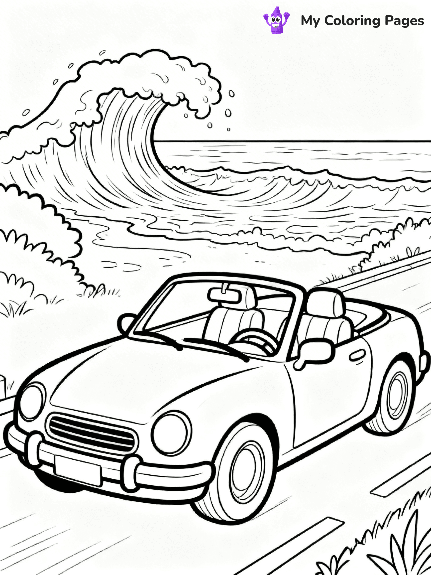 Hot Rod Coloring Pages - 10