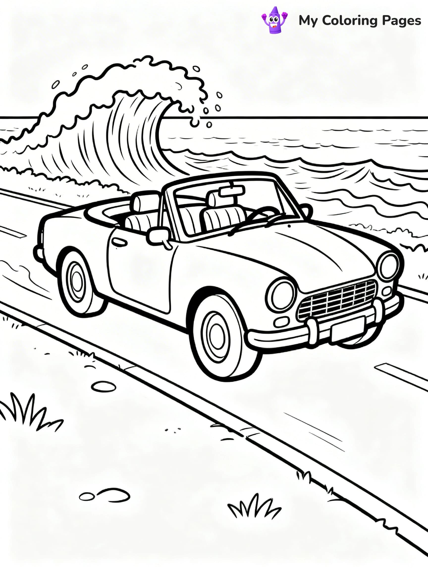 Hot Rod Coloring Pages - 8