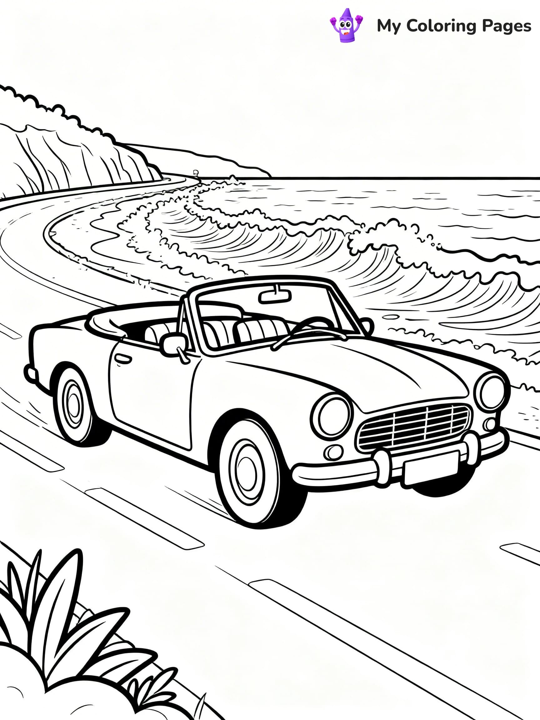 Hot Rod Coloring Pages - 7