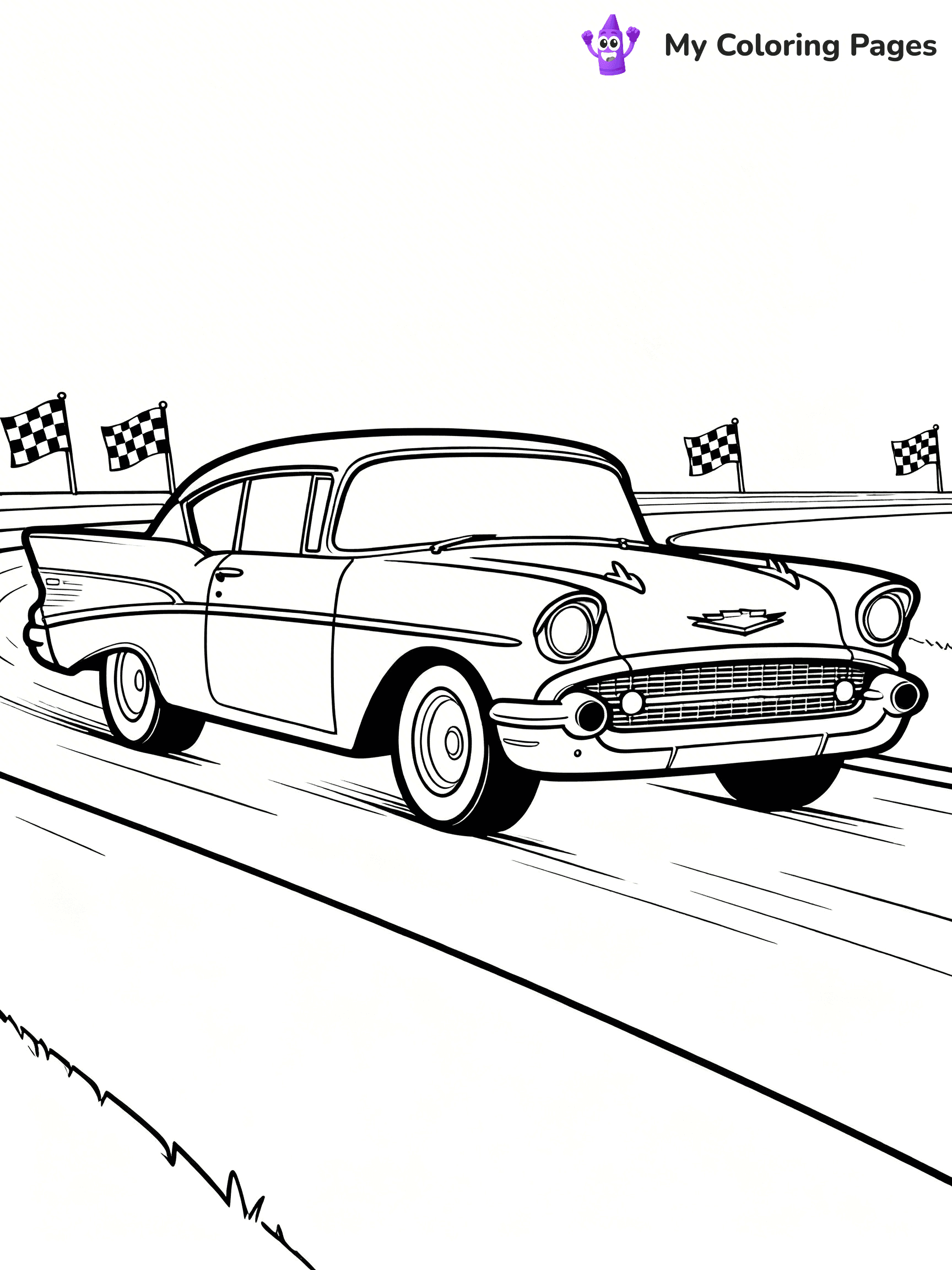 Hot Rod Coloring Pages - 5