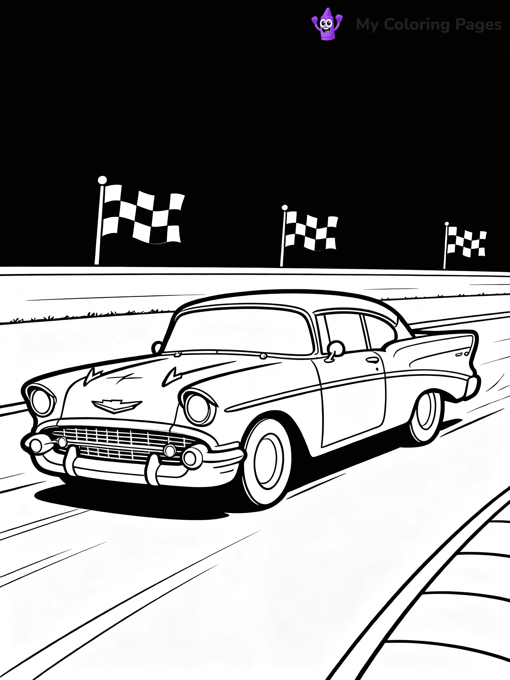 Hot Rod Coloring Pages - 4