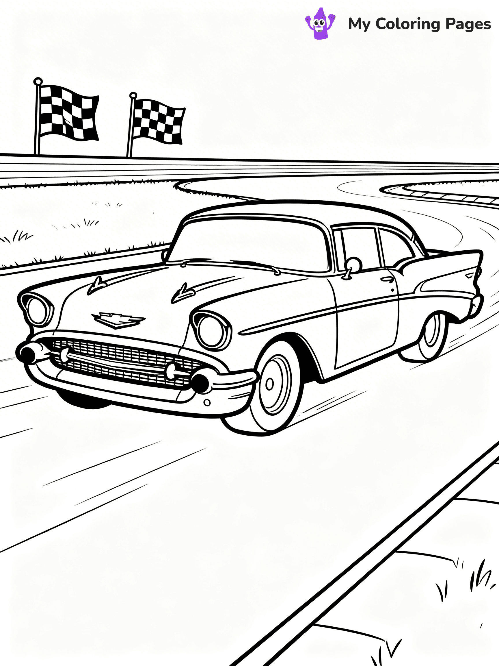 Hot Rod Coloring Pages - 2
