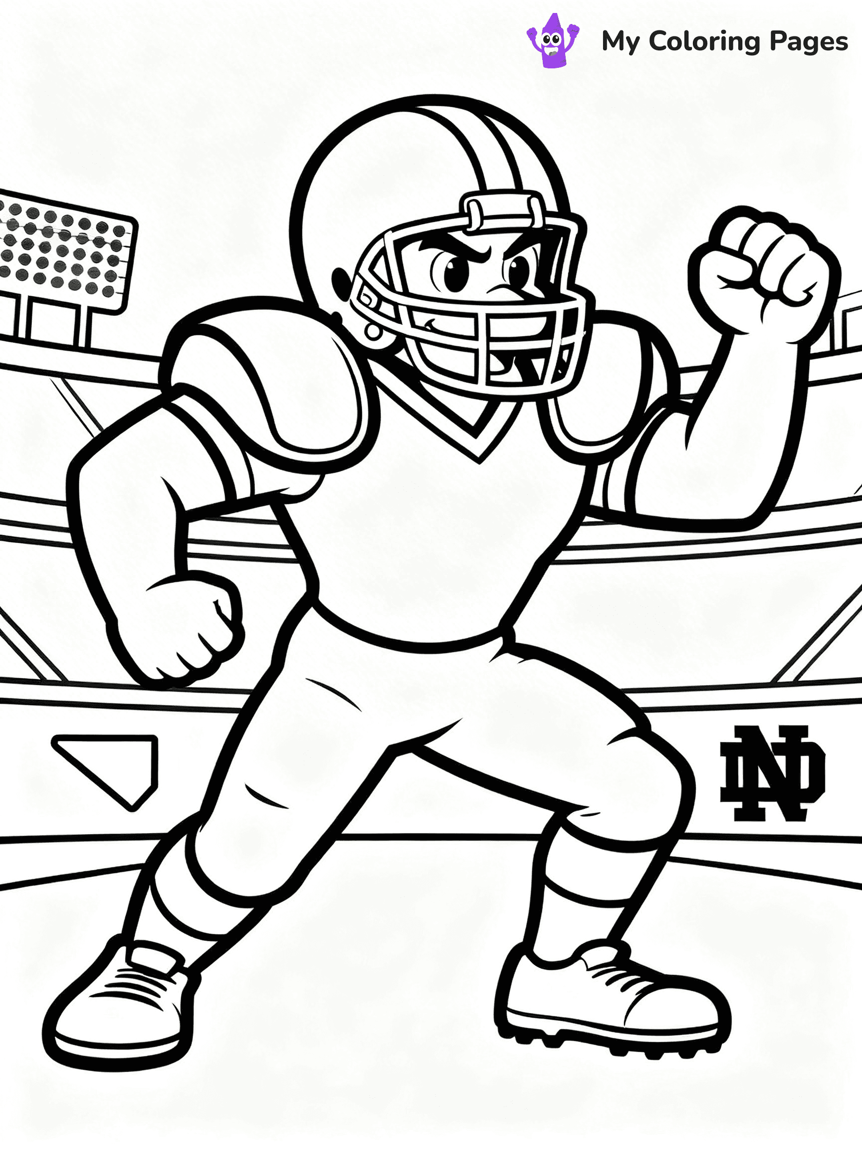 Notre Dame Coloring Pages - 20