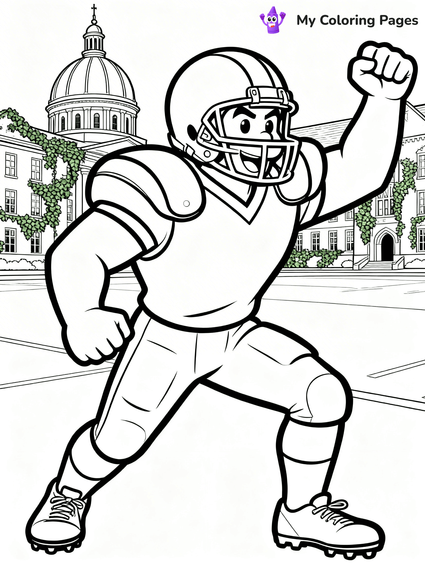 Notre Dame Coloring Pages - 18