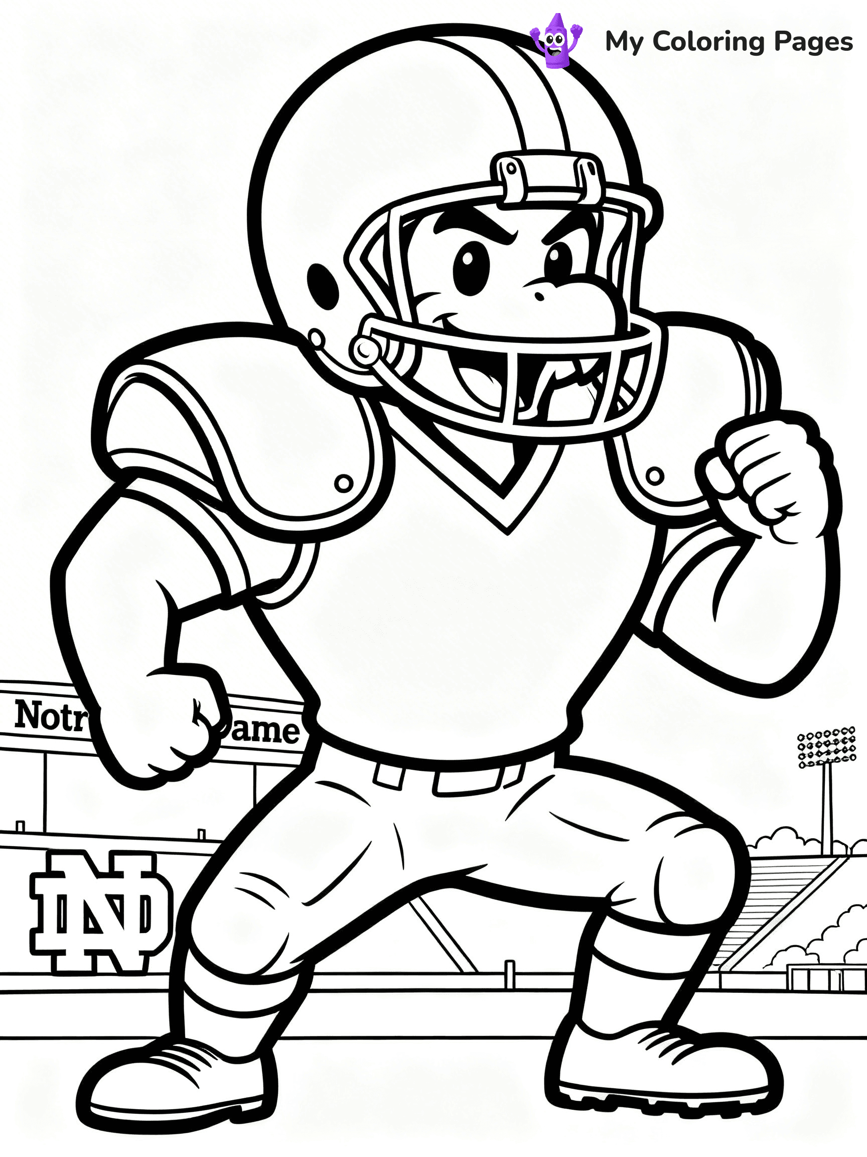 Notre Dame Coloring Pages - 17