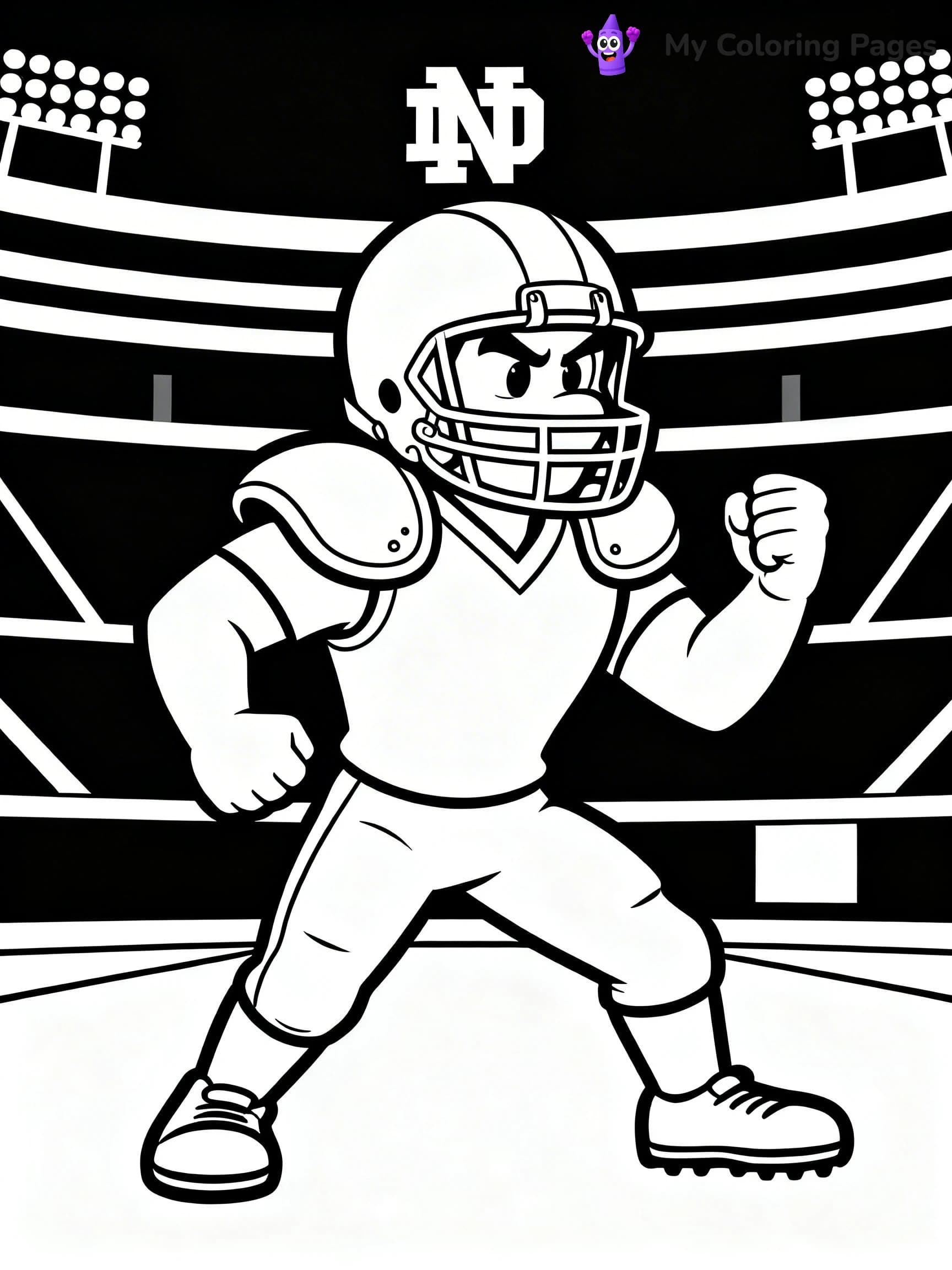 Notre Dame Coloring Pages - 16