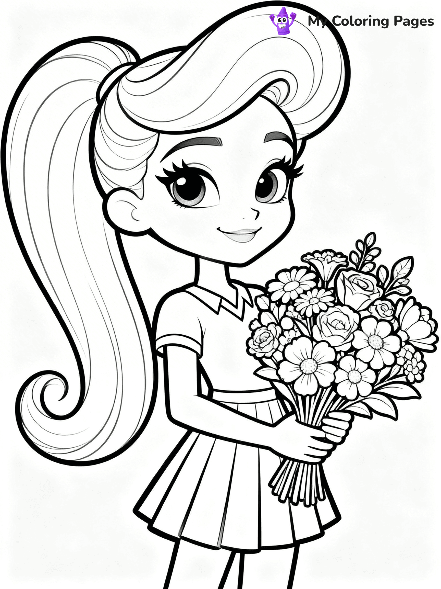 Polly Pocket Coloring Pages - 17