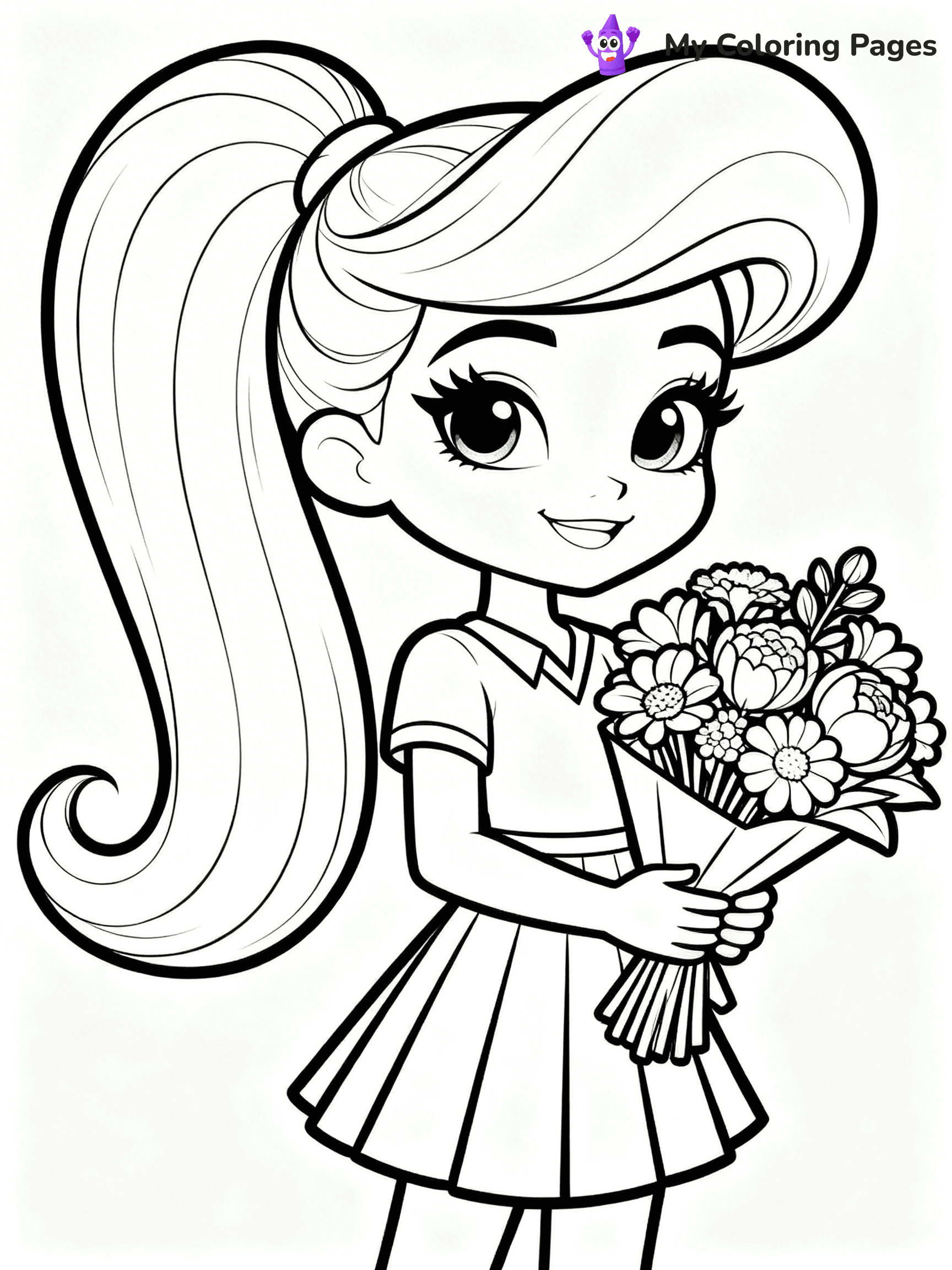 Polly Pocket Coloring Pages - 16