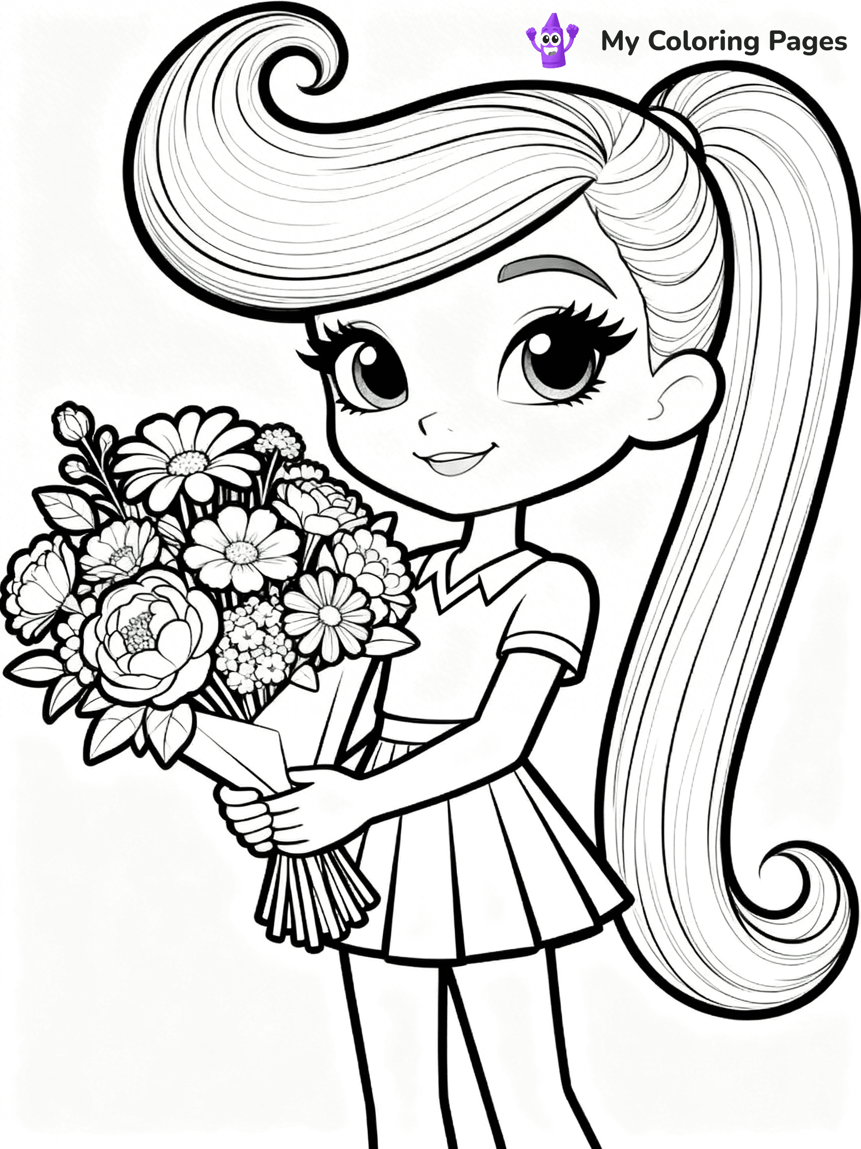 Polly Pocket Coloring Pages - 15
