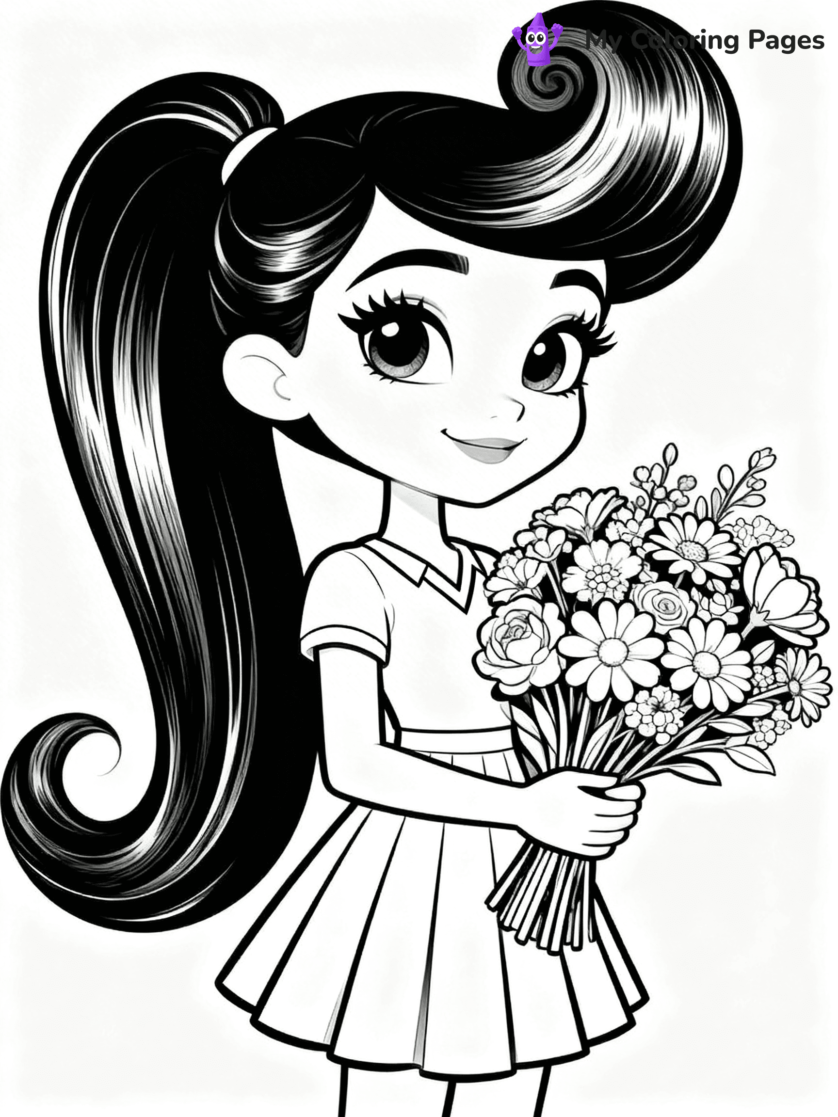 Polly Pocket Coloring Pages - 14