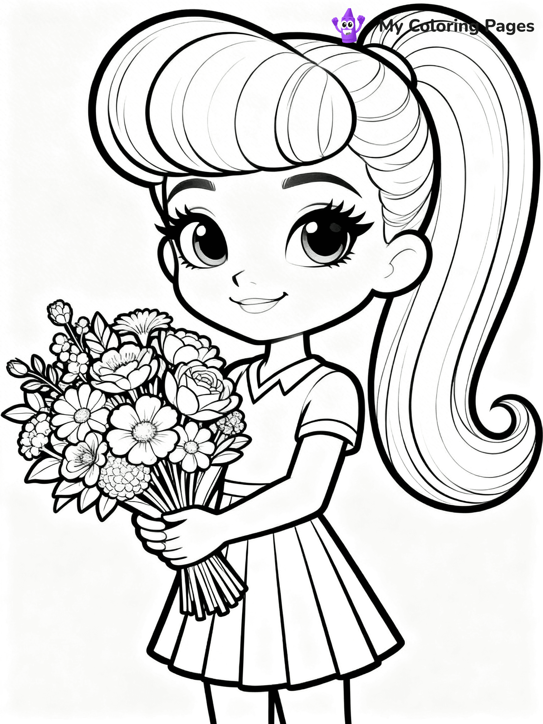Polly Pocket Coloring Pages - 13
