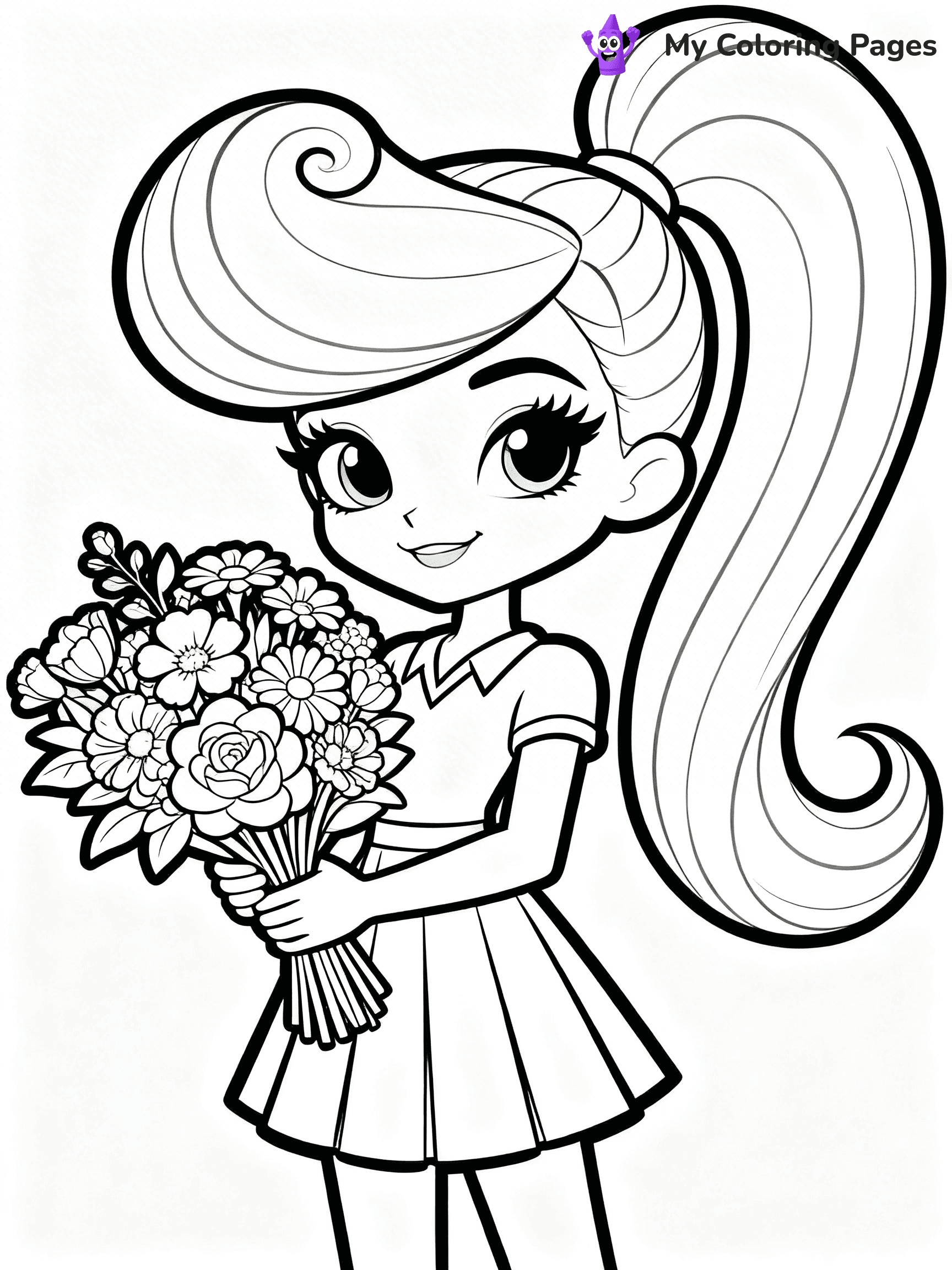 Polly Pocket Coloring Pages - 12