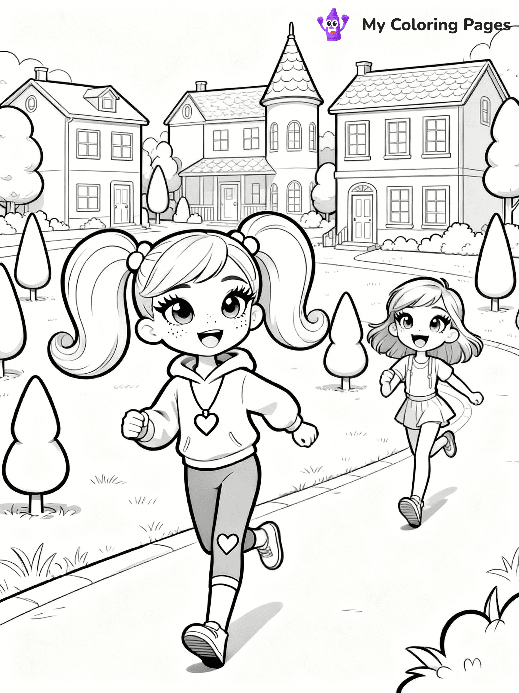 Polly Pocket Coloring Pages - 11