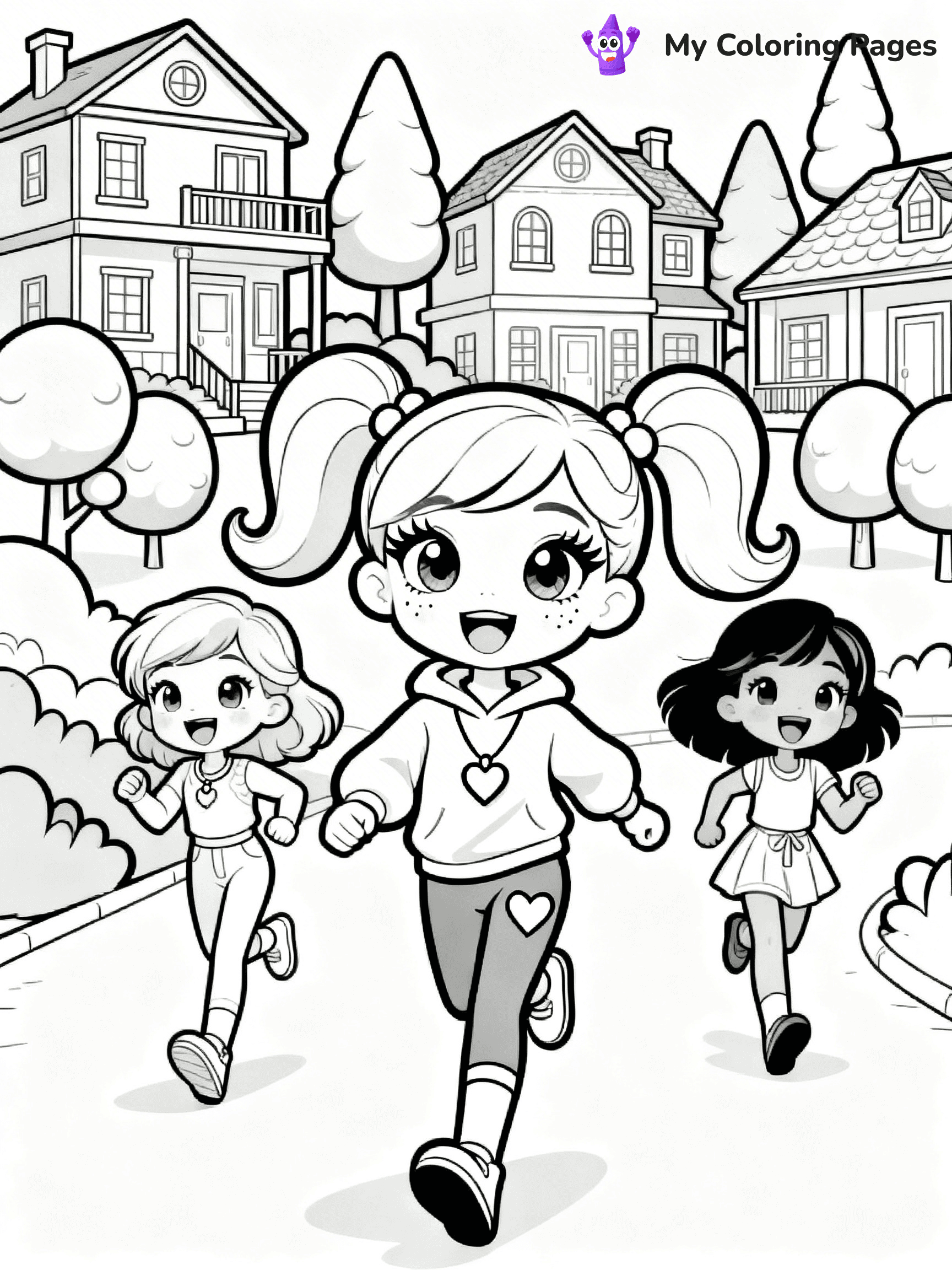 Polly Pocket Coloring Pages - 9