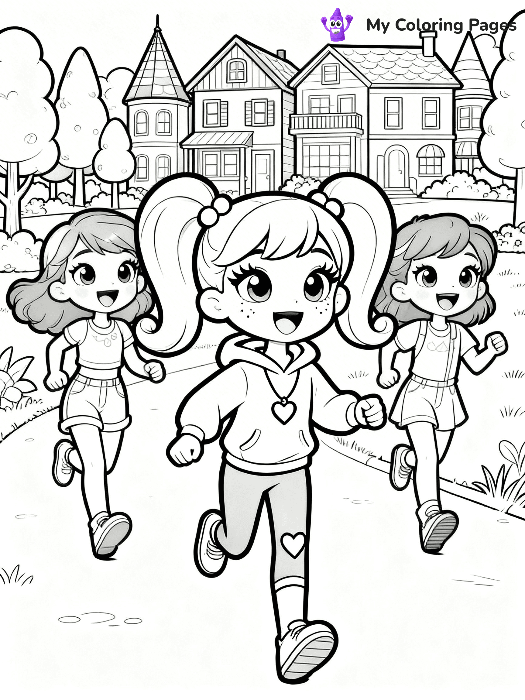Polly Pocket Coloring Pages - 8