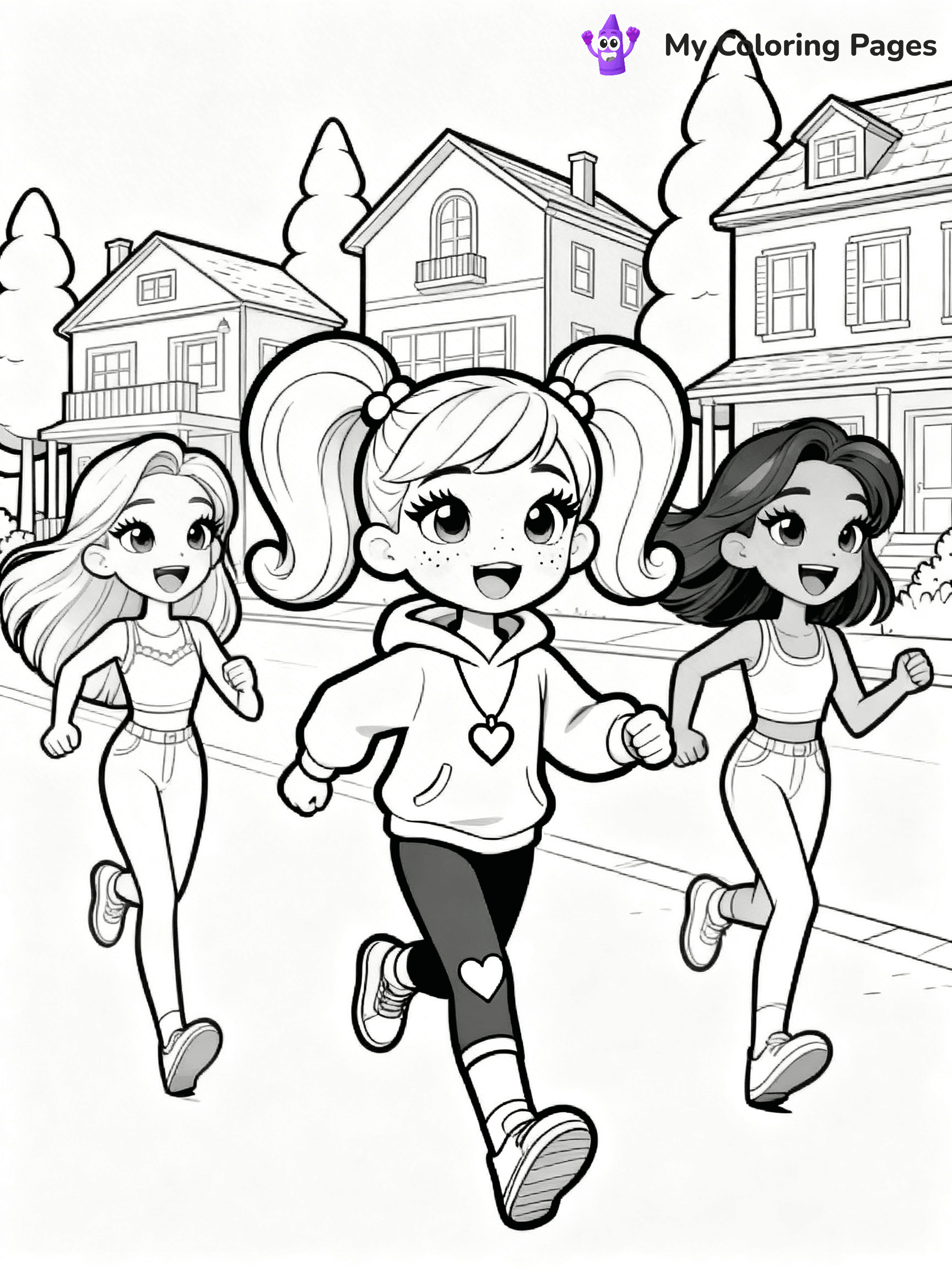 Polly Pocket Coloring Pages - 7
