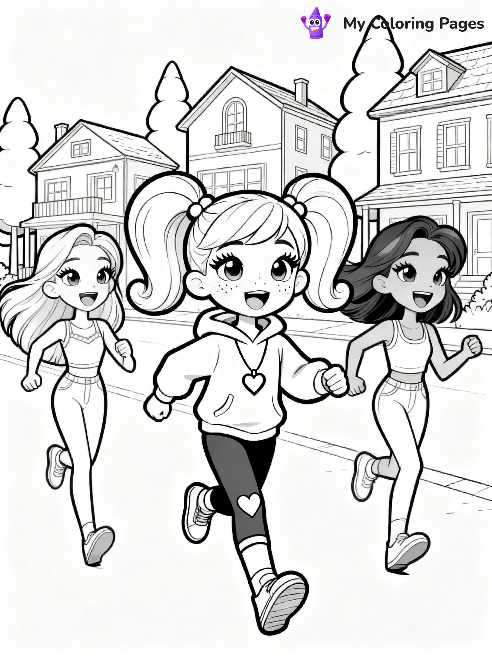 Polly Pocket Coloring Pages - 7