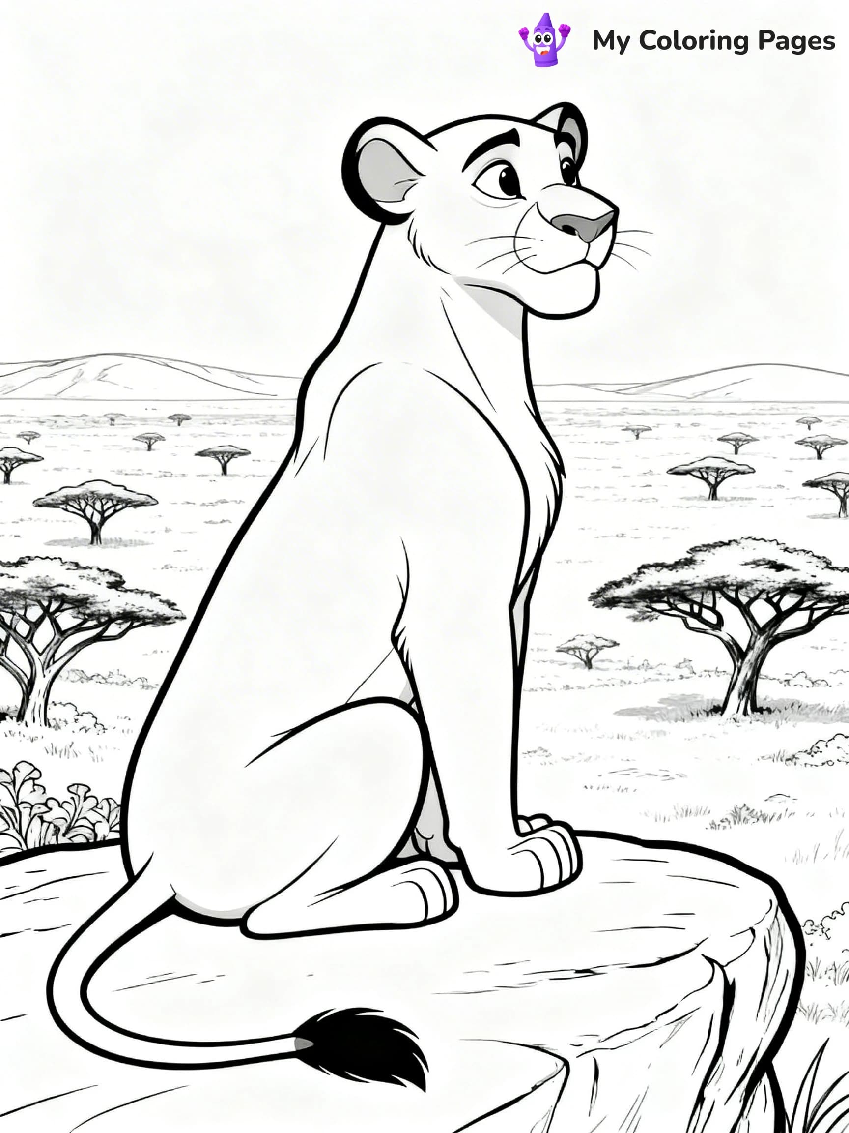 Mufasa Coloring Pages - 24