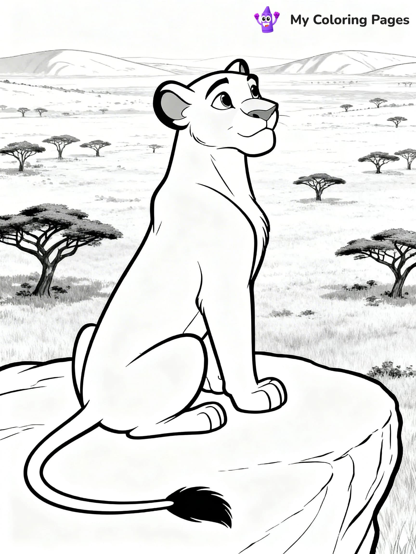 Mufasa Coloring Pages - 22