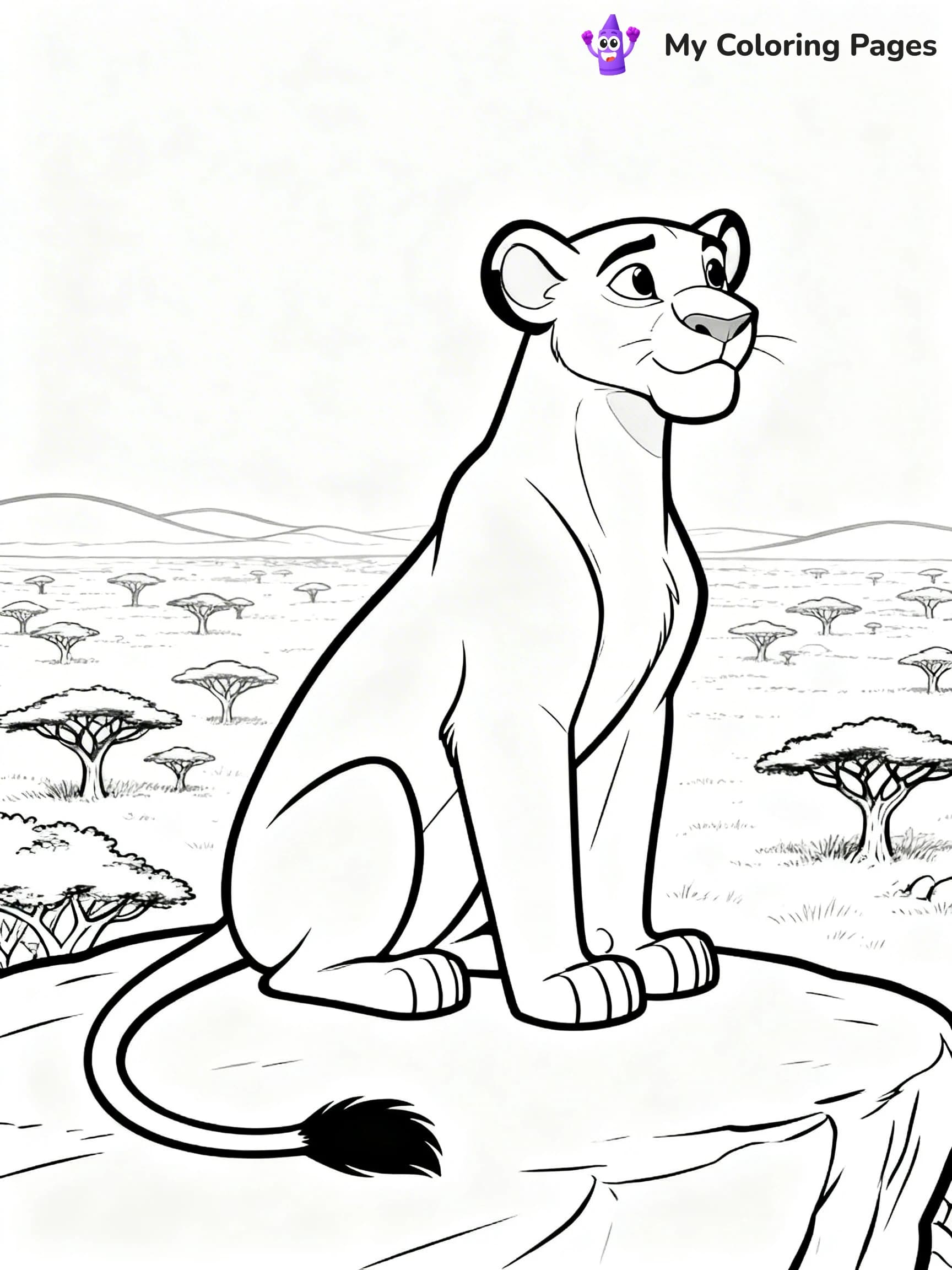 Mufasa Coloring Pages - 21