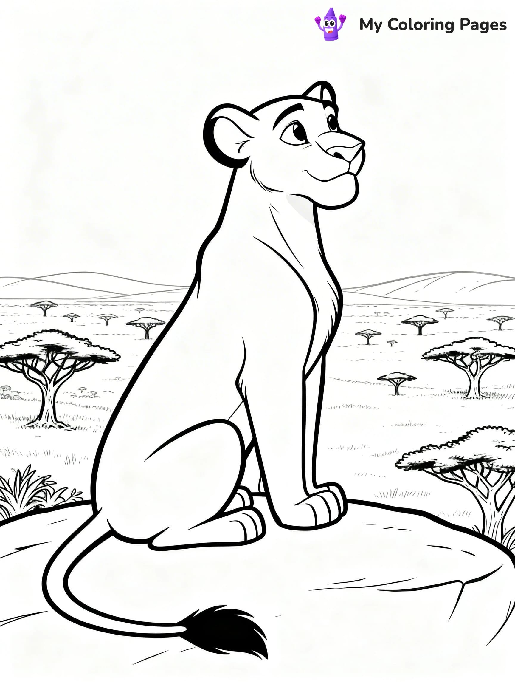 Mufasa Coloring Pages - 19