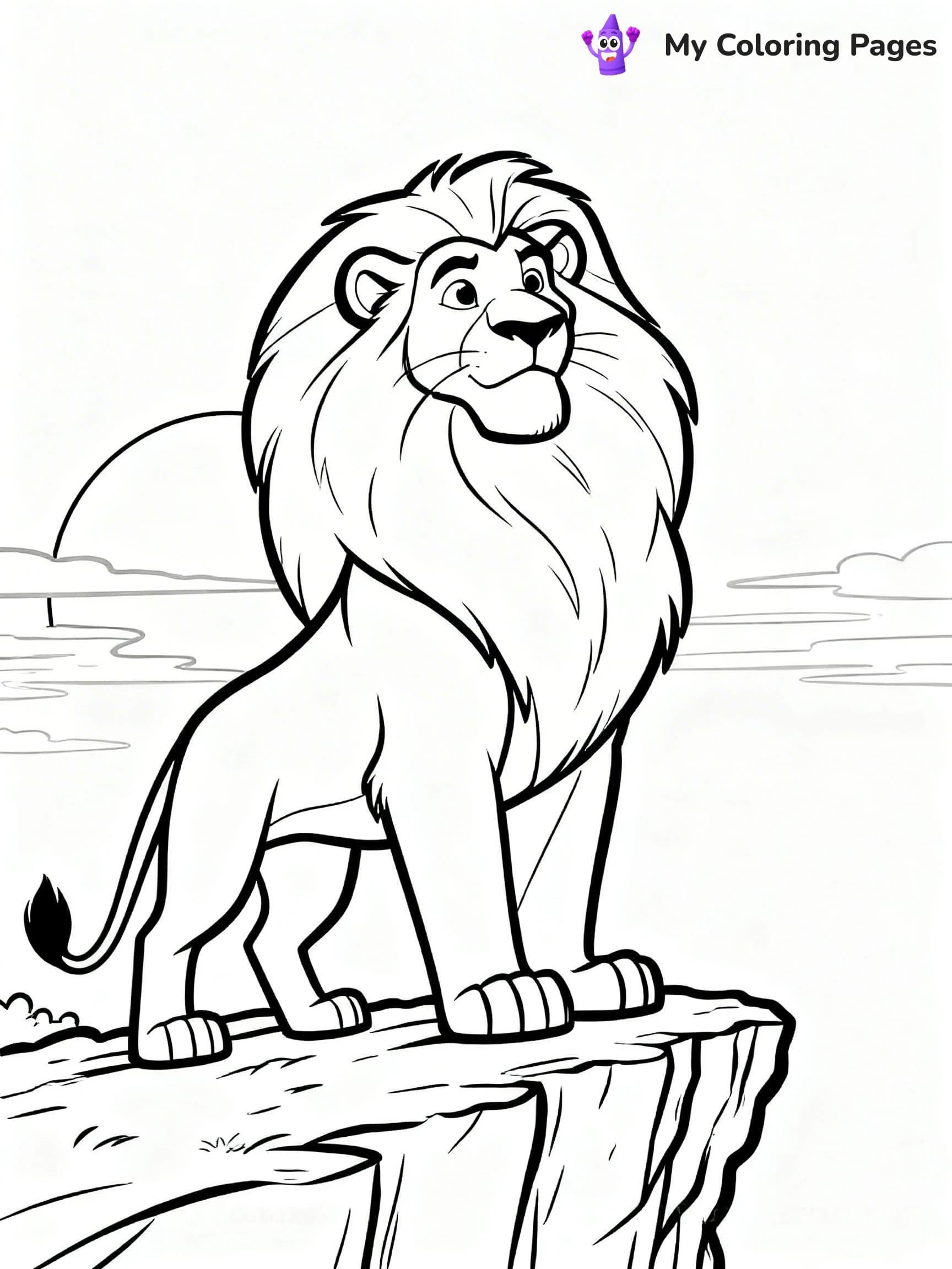 Mufasa Coloring Pages - 12