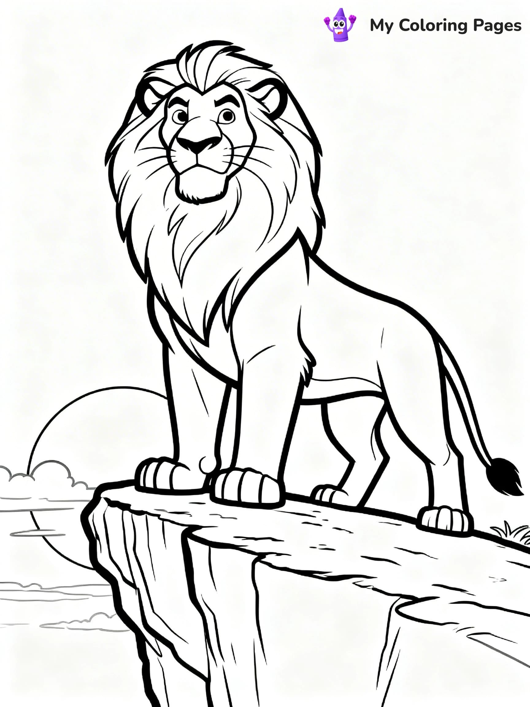 Mufasa Coloring Pages - 10