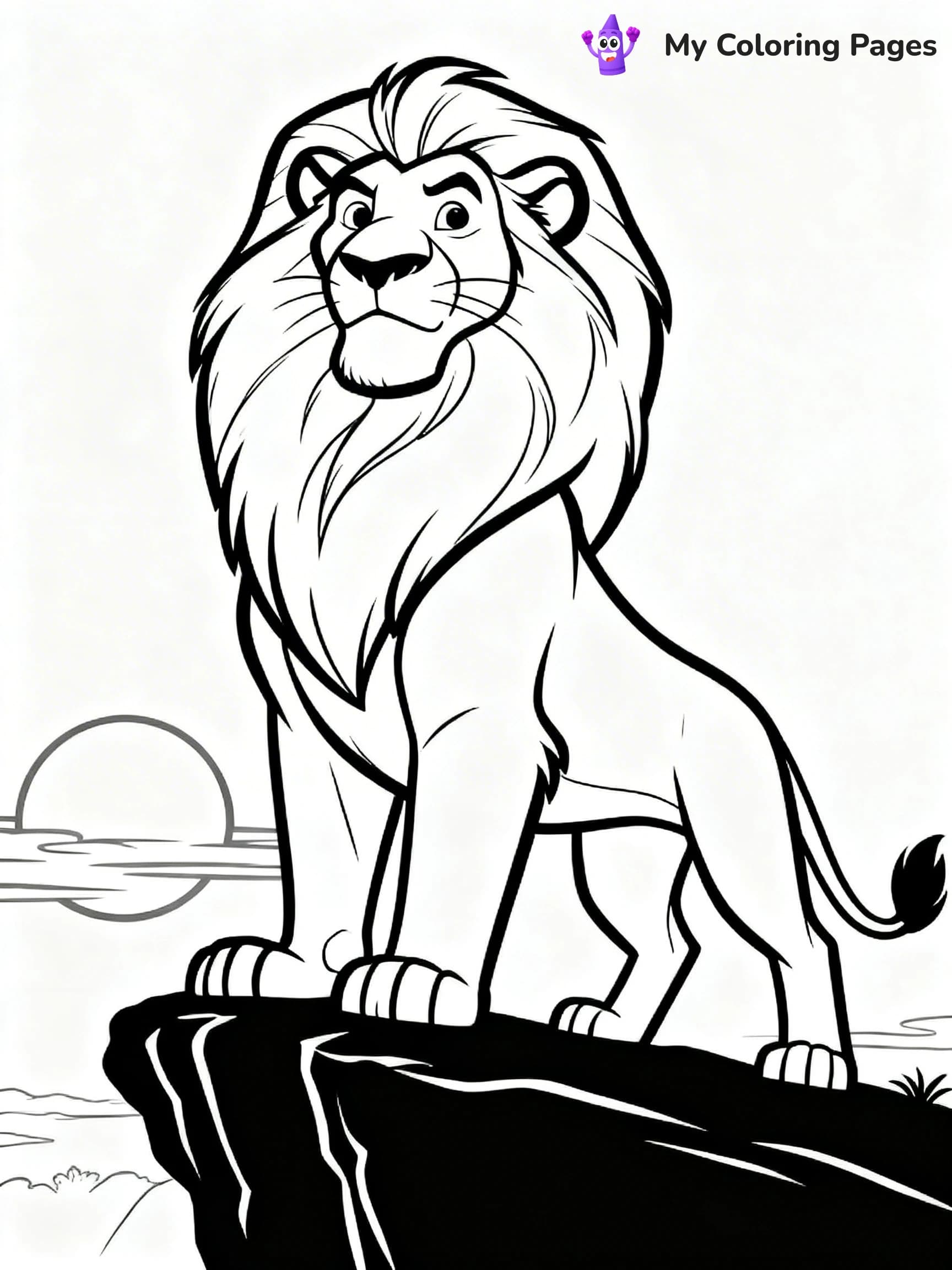 Mufasa Coloring Pages - 9